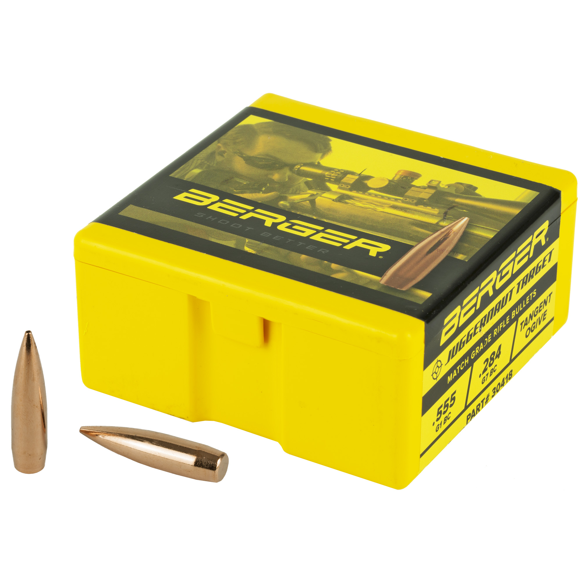 Berger Bullets 30 Caliber .308 185gr Lead and Copper Target Juggernaut – 100