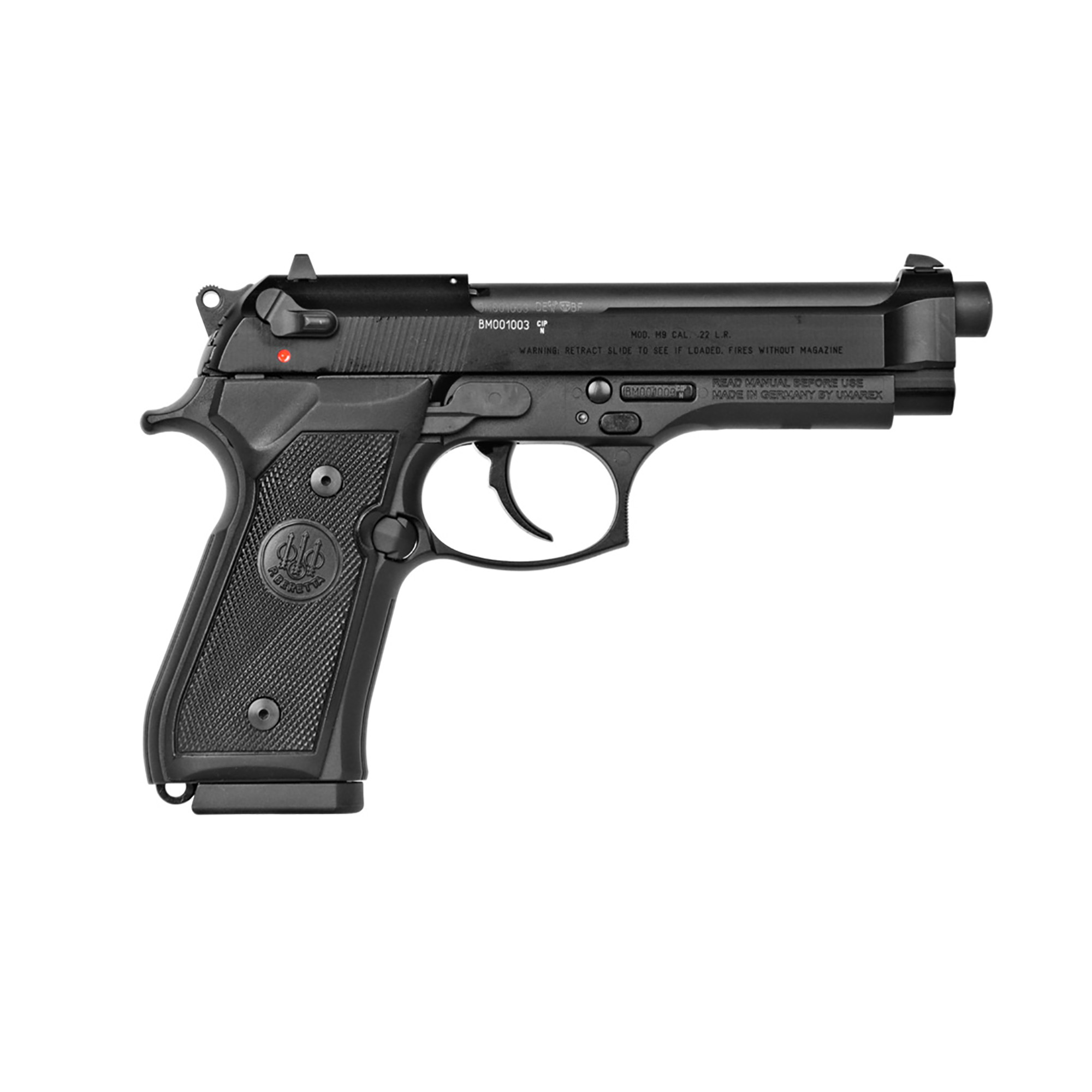 Beretta M9 DA/SA 4.9″ 22 LR 10rd – Black