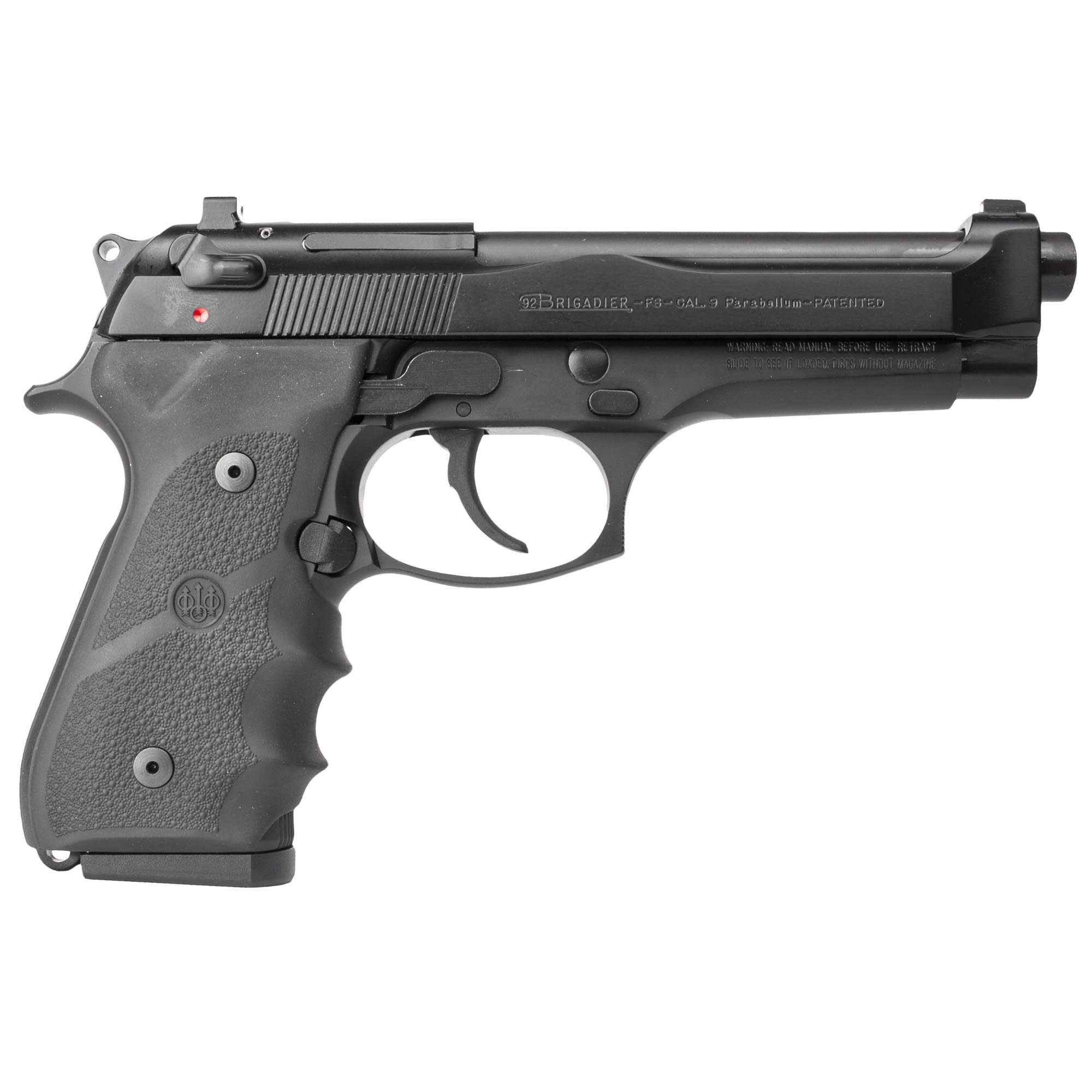 Beretta 92FS Brigadier DA/SA 4.9″ 9mm 10rd 3 Dot – Blue