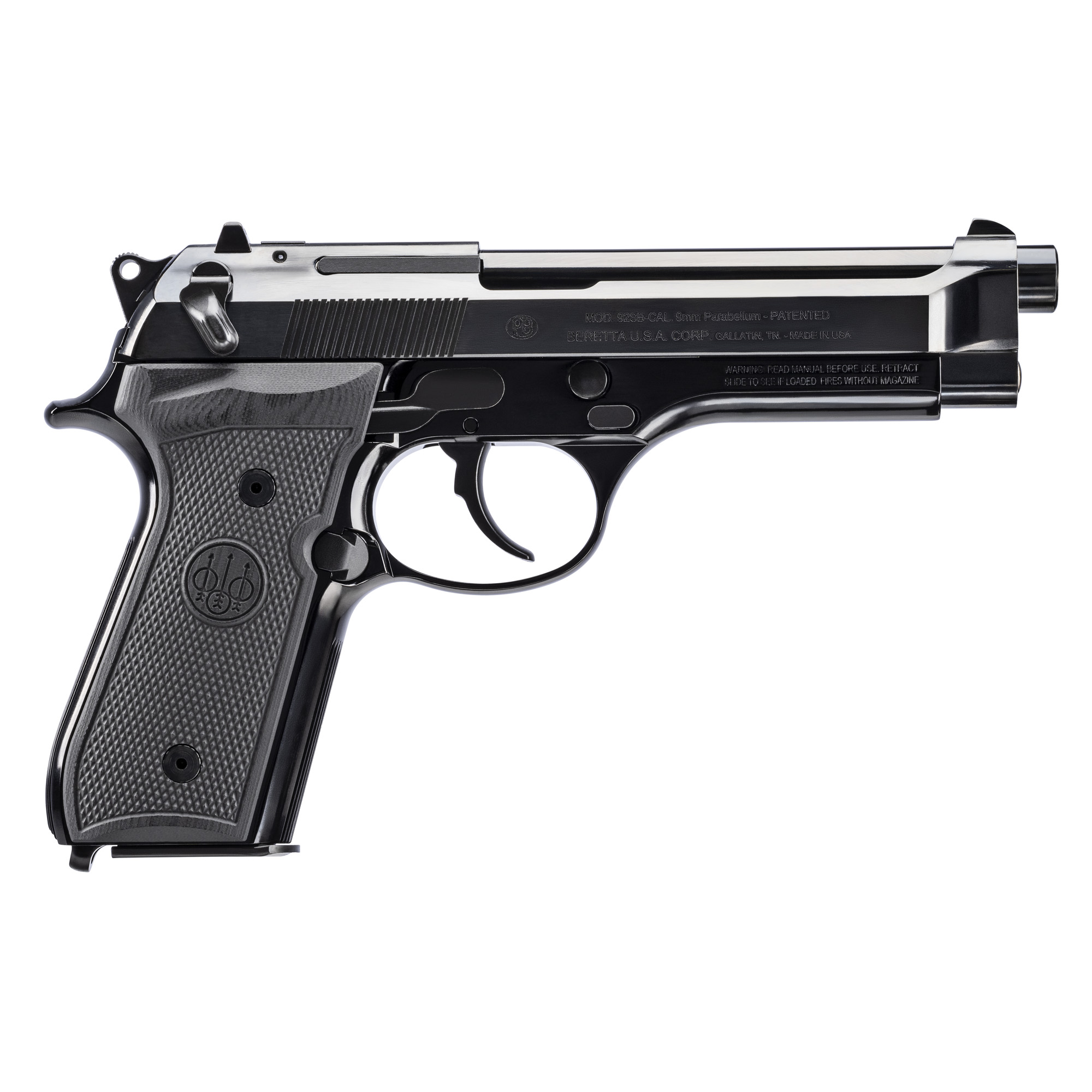Beretta 92SB 50th Anniversary DA/SA 4.9" 9mm 15rd Fixed Sights - Black-img-1