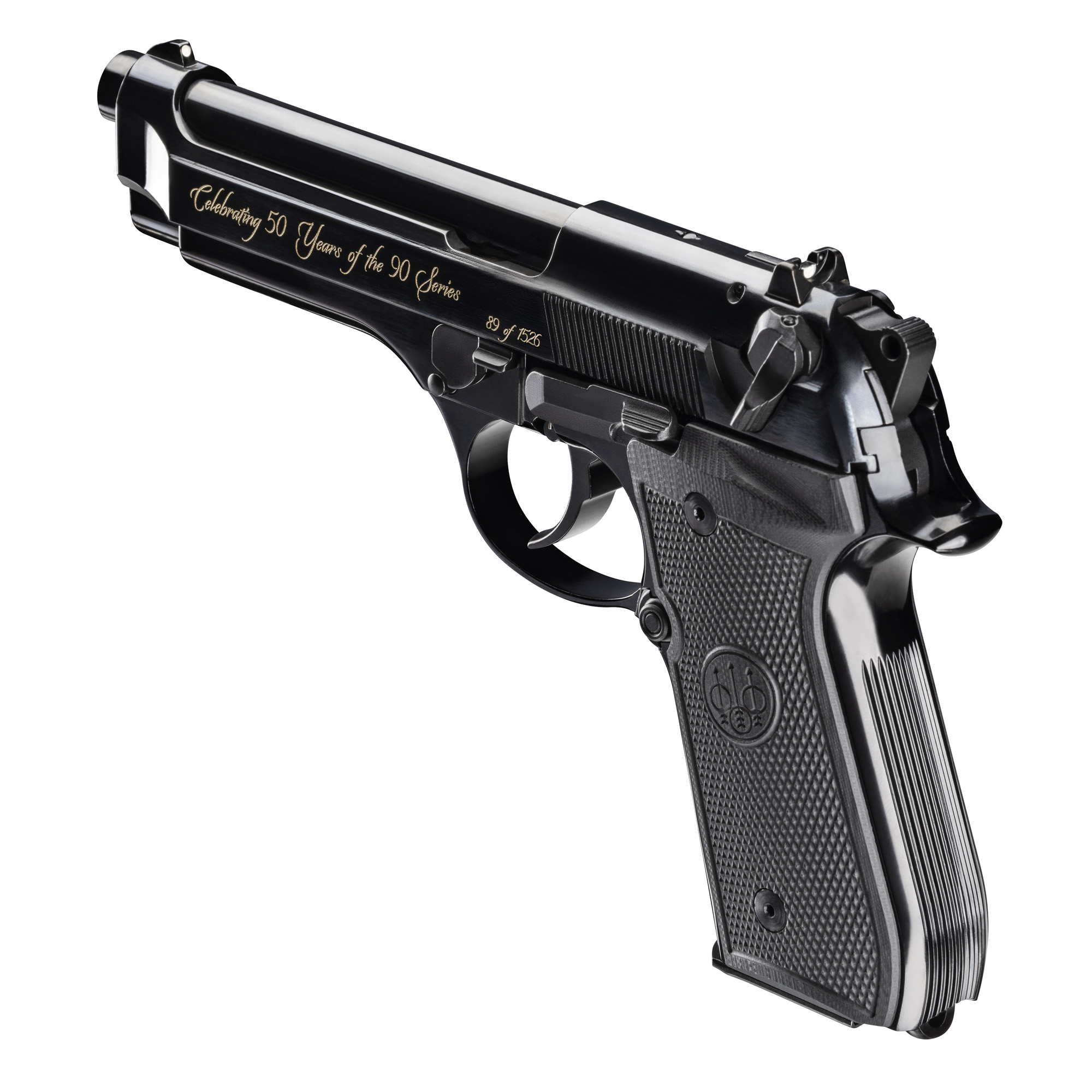 Beretta 92SB 50th Anniversary DA/SA 4.9" 9mm 15rd Fixed Sights - Black-img-2