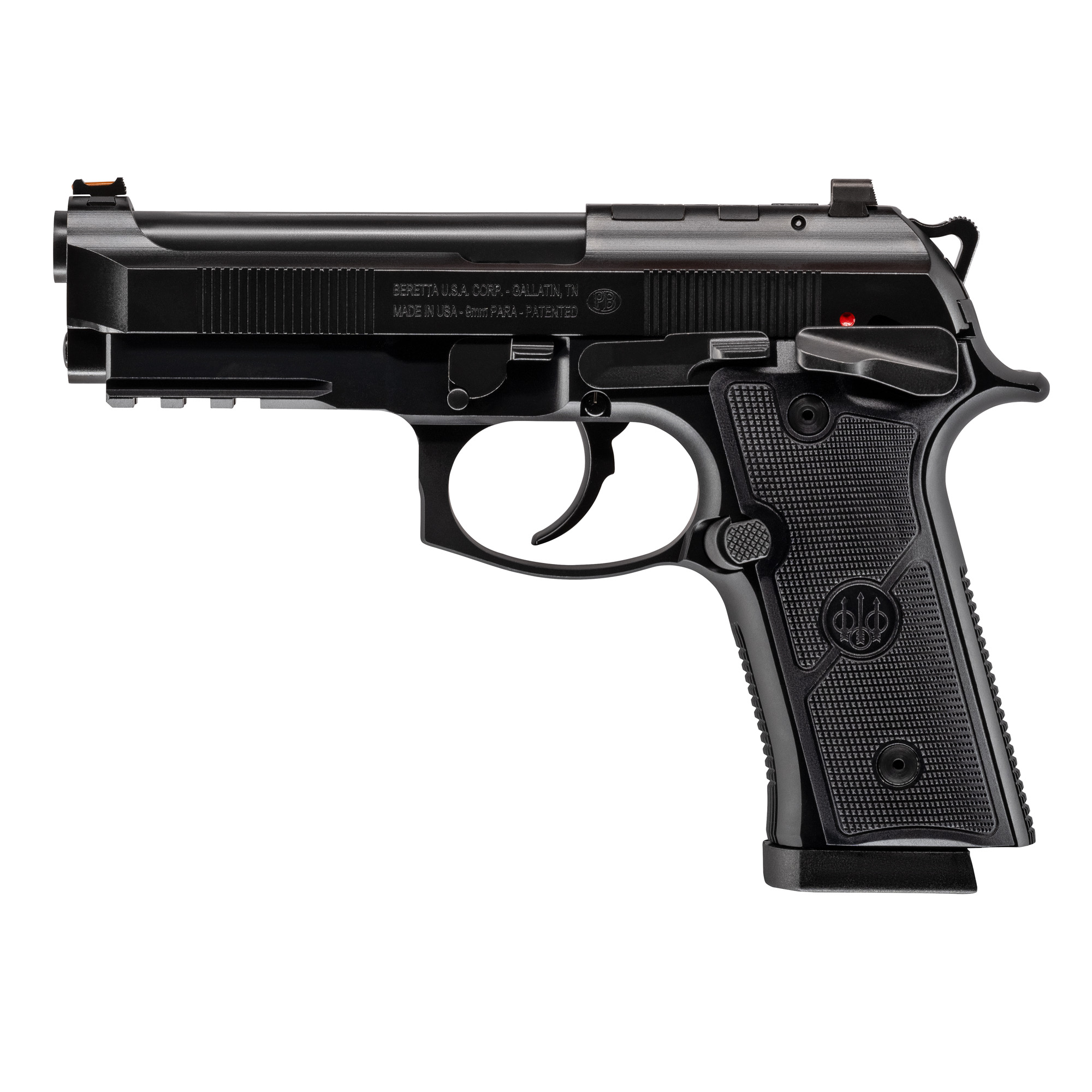 Beretta 92GTS Centurion DA/SA 4.25″ 9mm 18rd Fiber Optic – Black