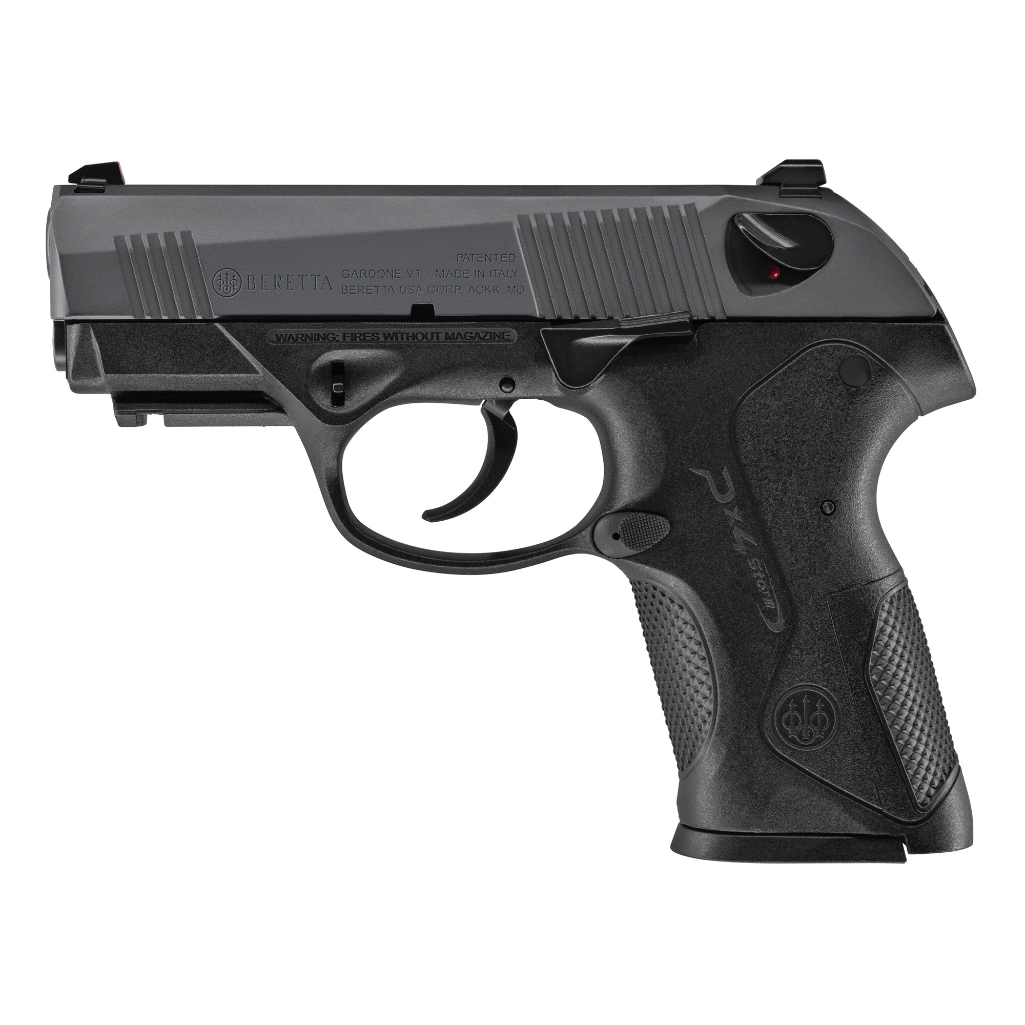 Beretta PX4 Storm Compact Carry 2 DA/SA 3.2″ 9mm 10rd Removable Front and Rear – Black