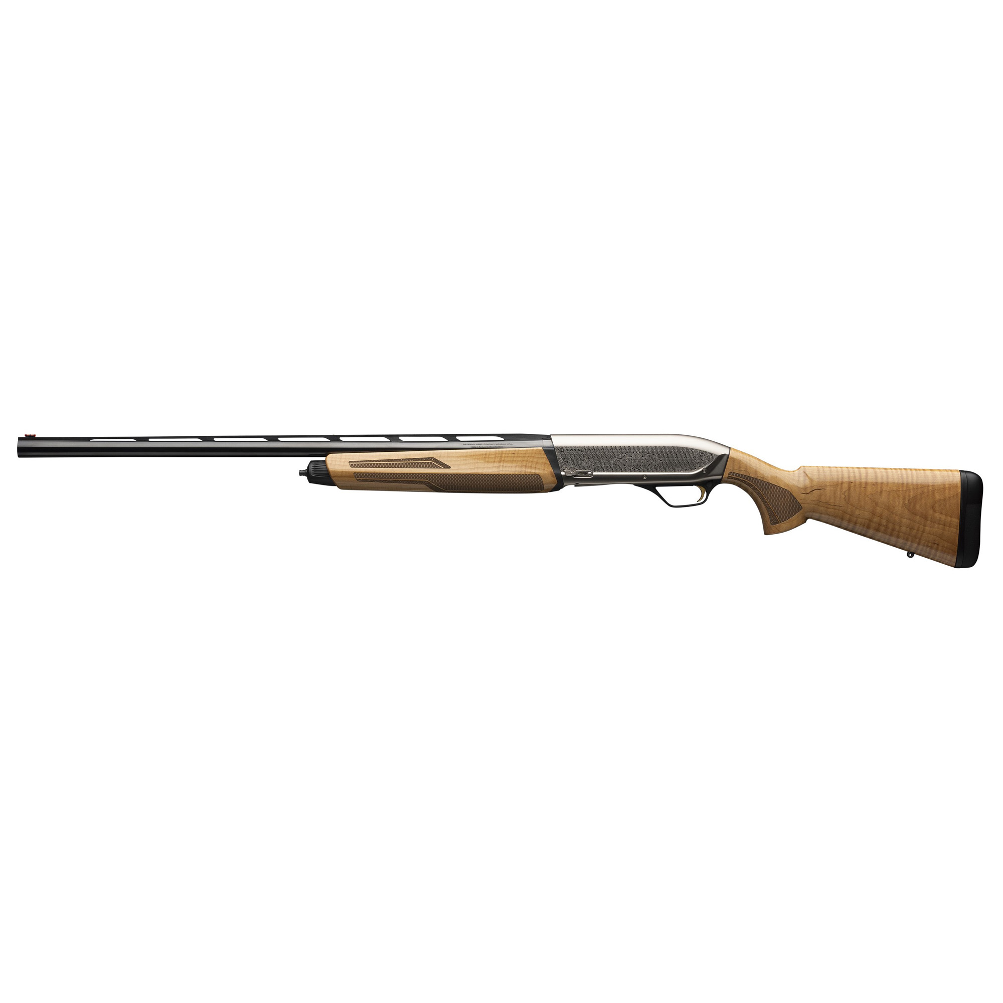 Browning Maxus II Ultimate Maple 28″ 12 Gauge 3″ 4rd Fiber Optic Front Sight – Black, Silver