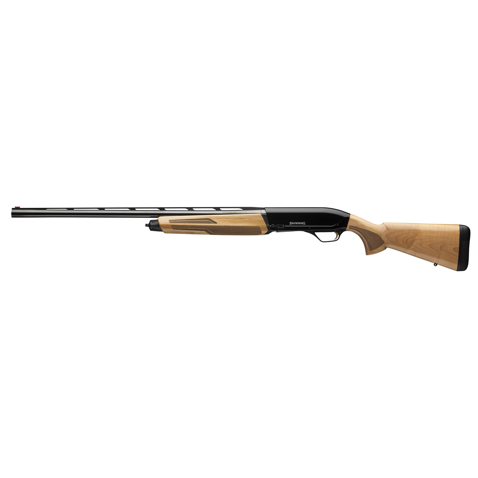 Browning Maxus II Hunter Maple 28″ 12 Gauge 3″ 4rd Fiber Optic Front Sight – Black