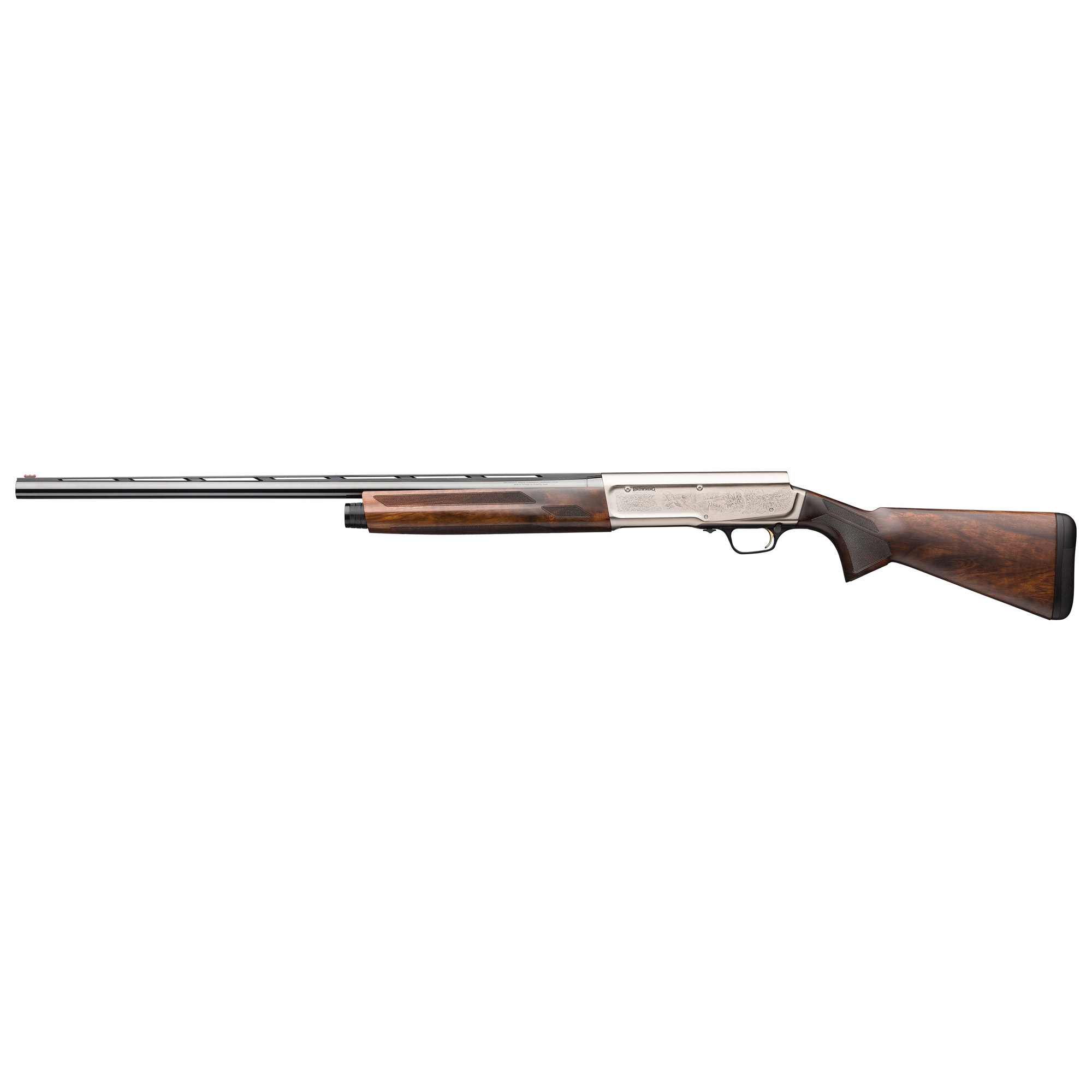 Browning A5 Ultimate 26″ 12 Gauge 3″ 4rd Fiber Optic – Nickel