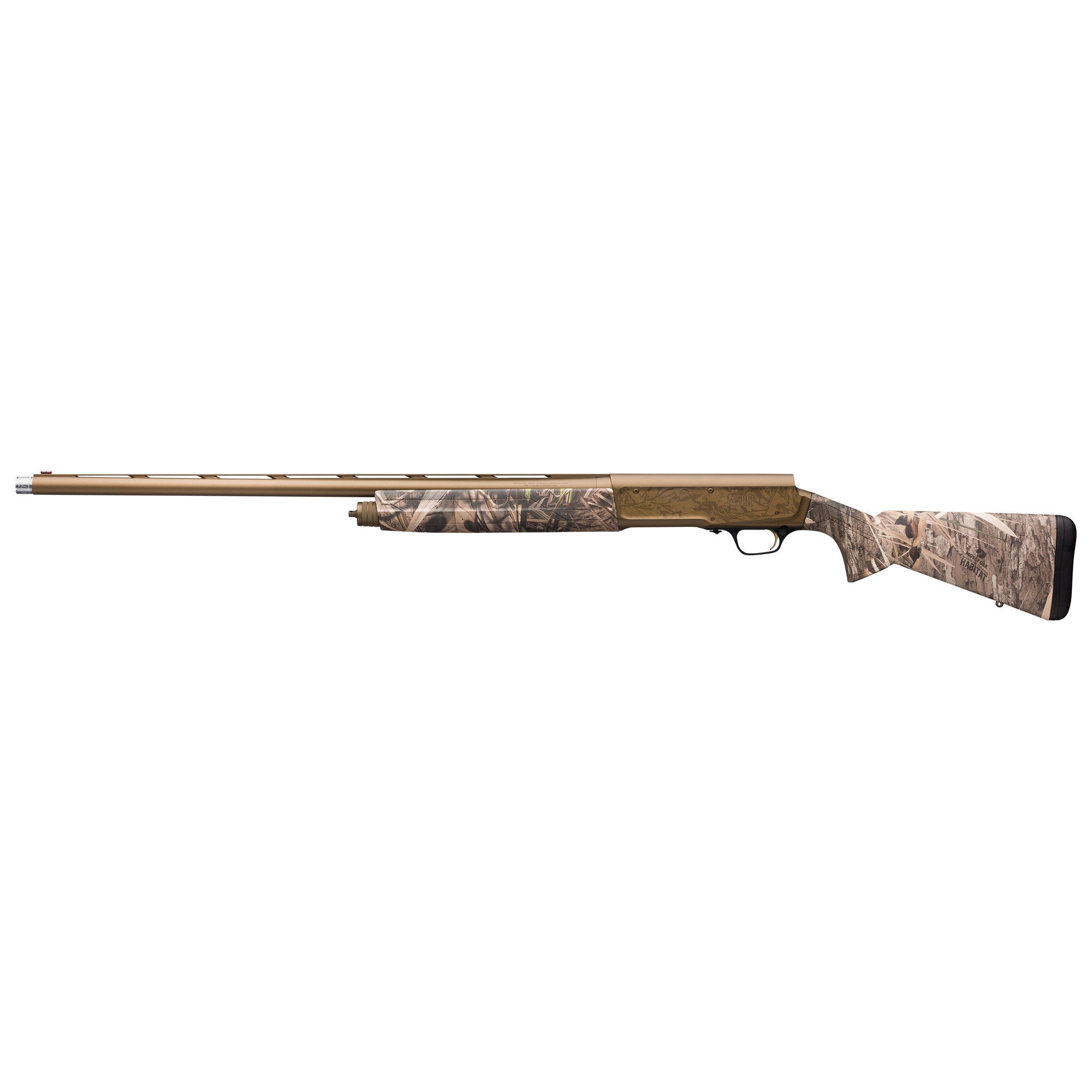 Browning A5 Wicked Wing 28″ 12 Gauge 3.5″ 4rd Fiber Optic – Burnt Bronze