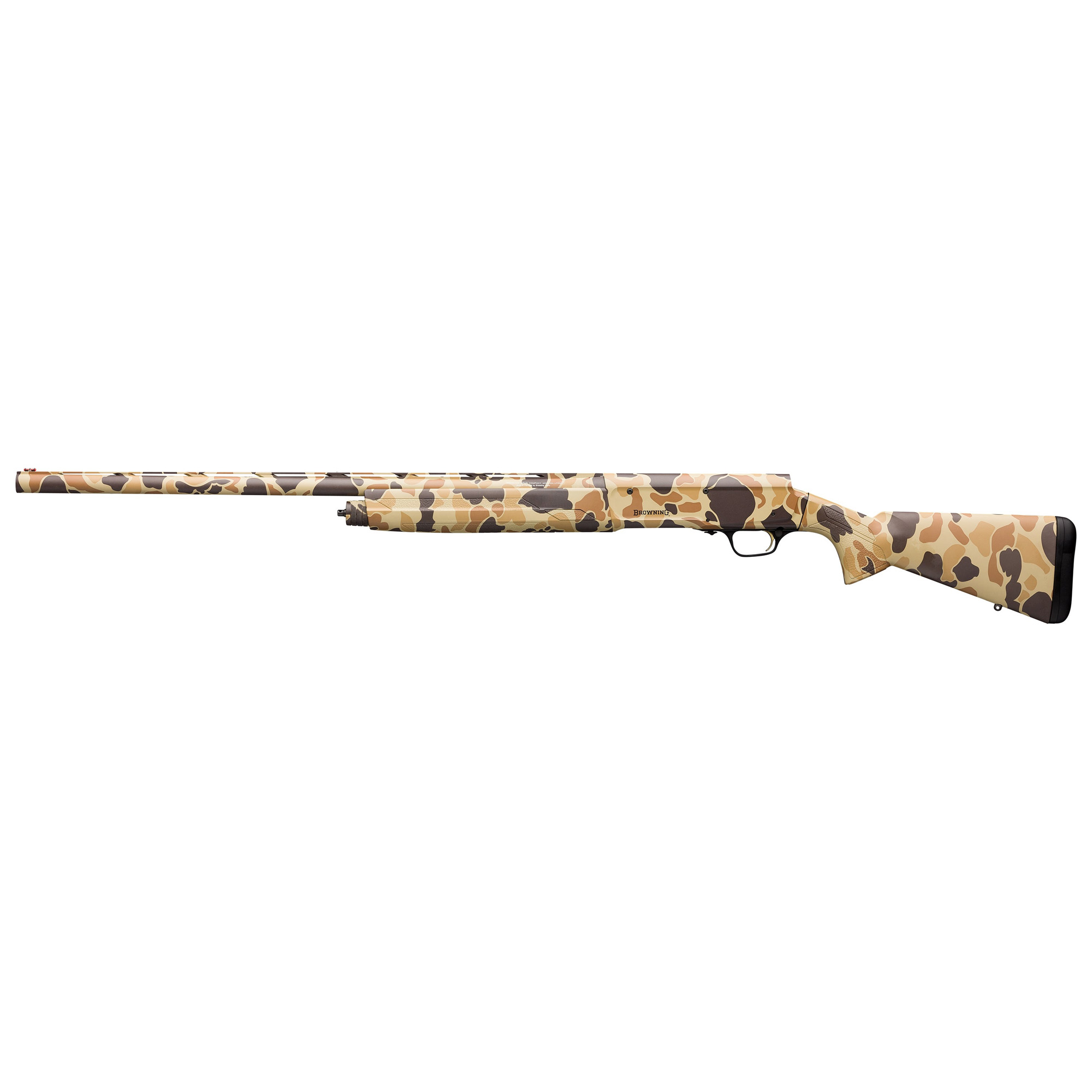 Browning A5 Camo 28″ 12 Gauge 3.5″ 4rd Fiber Optic – Tan, Camo