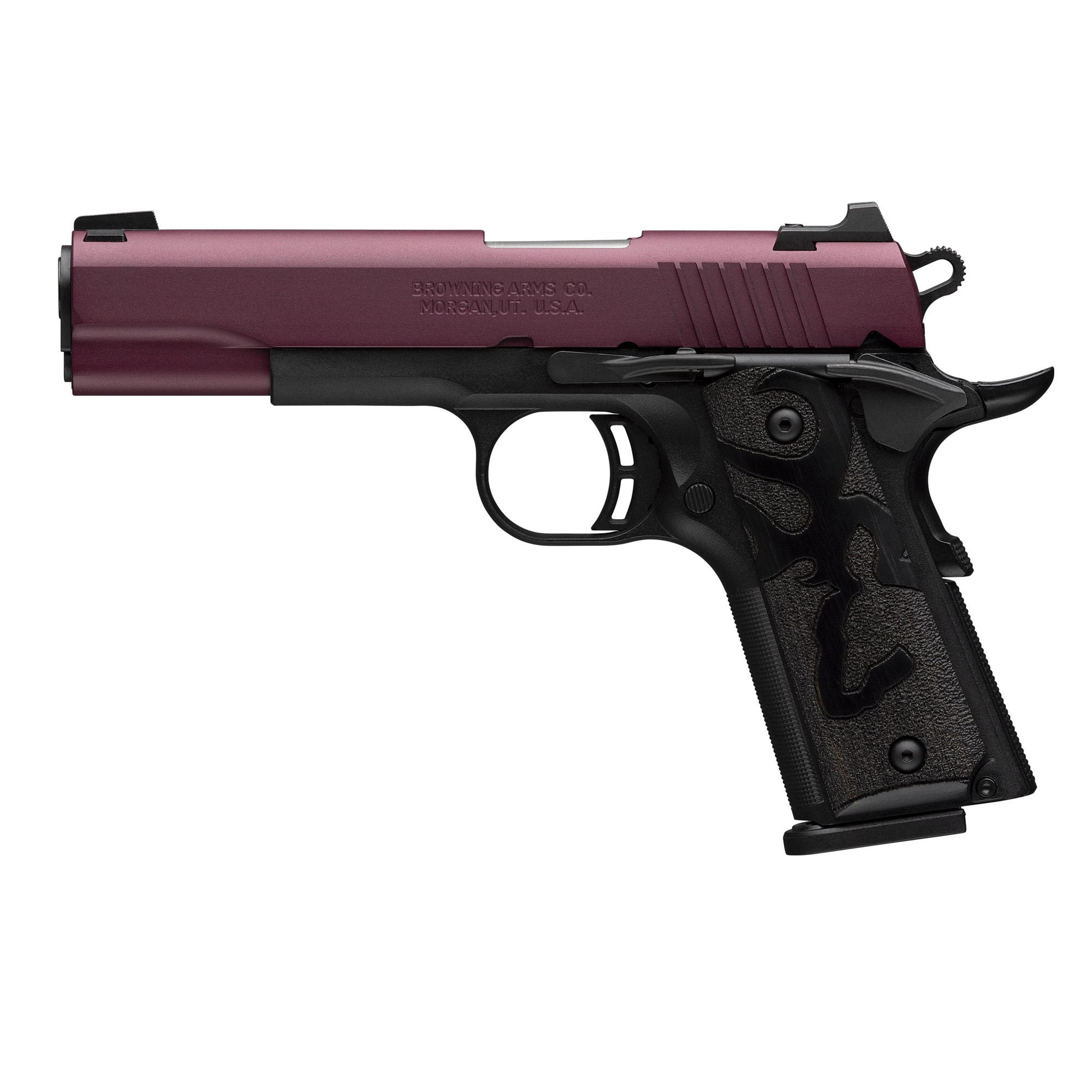 Browning Black Label 1911 4.25″ 380 ACP 10rd 3 Dot – Black Cherry