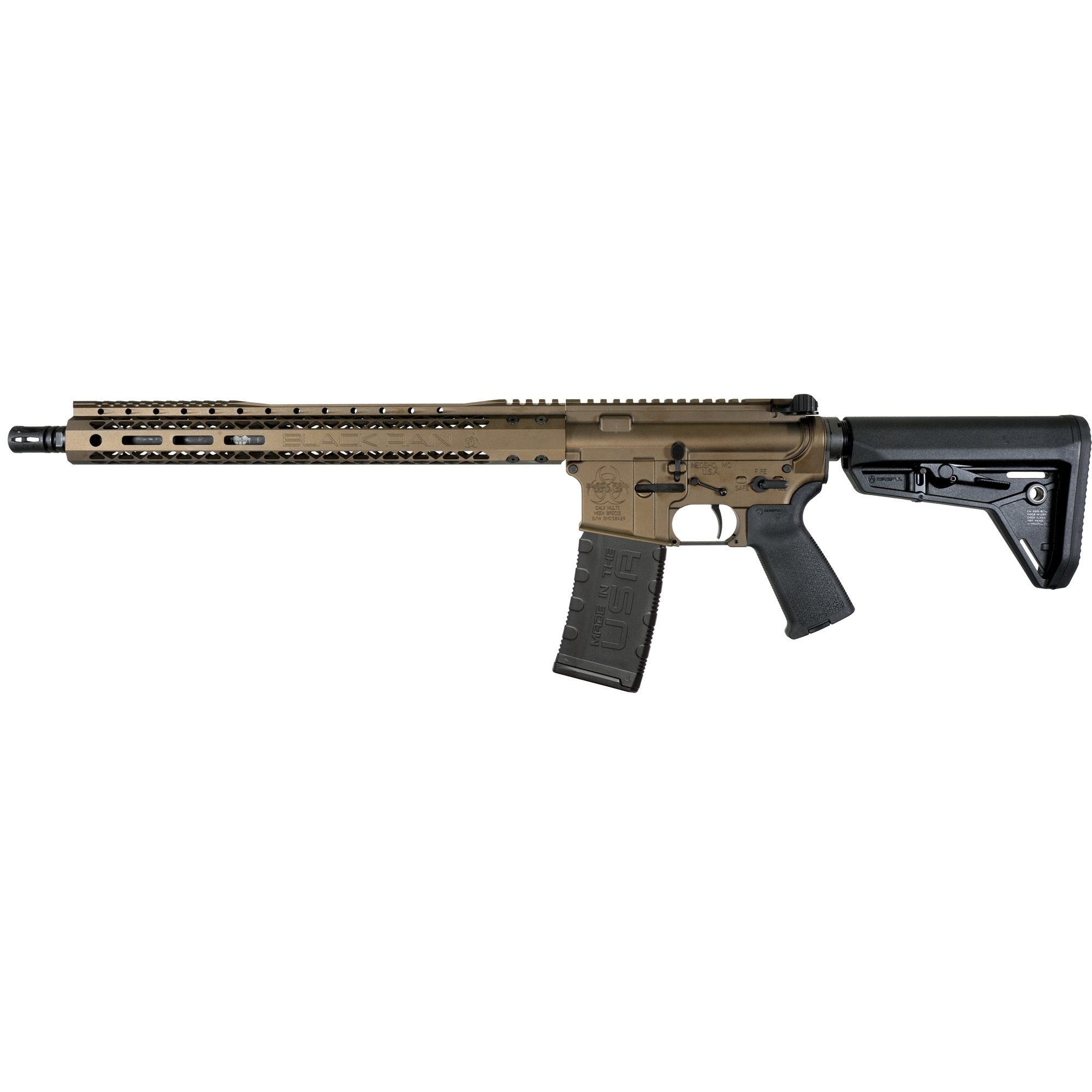 Black Rain Ordnance Spec+ AR 16″ 5.56 NATO 30rd – Bronze