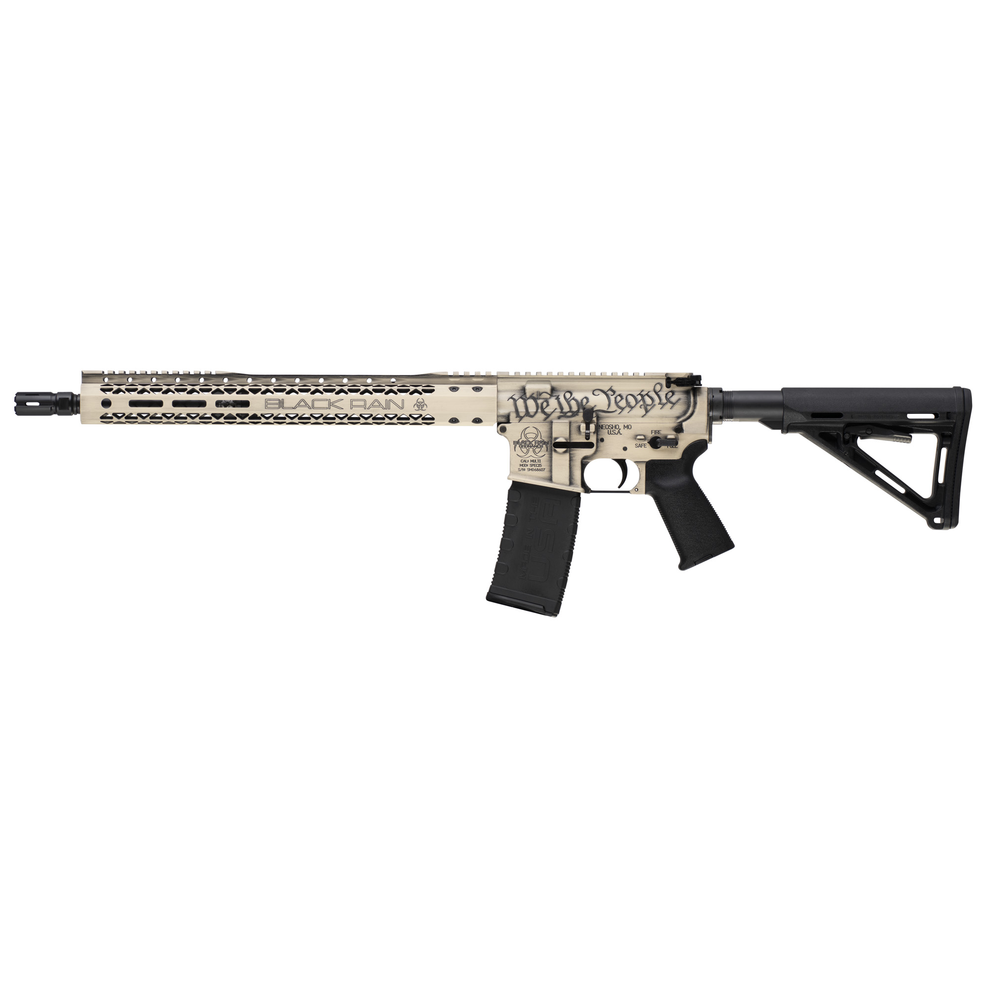 Black Rain Ordnance We The People AR 16″ 5.56 NATO 30rd – Sand