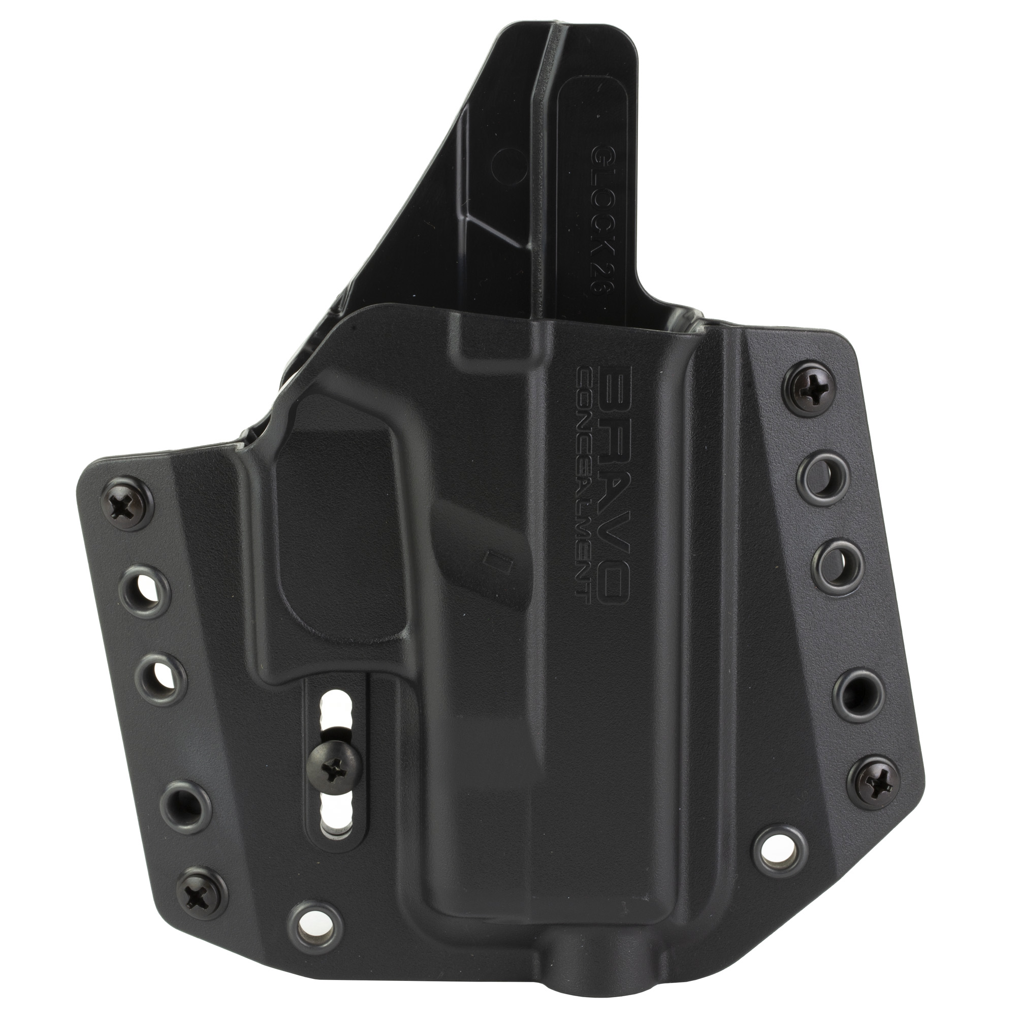 Bravo Concealment Glock 26 BCA Right Hand Polymer Concealment Holster – Black