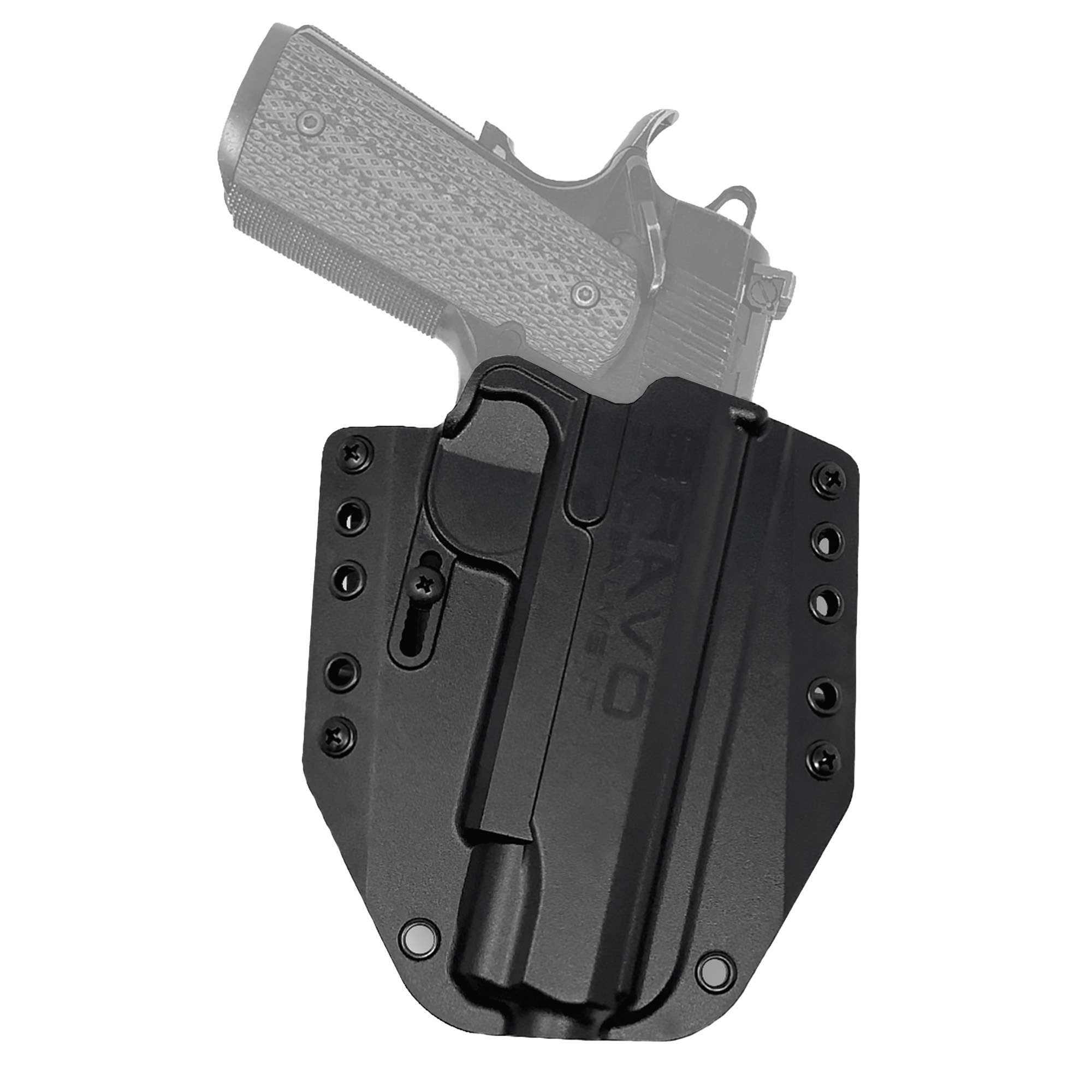 Bravo Concealment 1911 BCA Right Hand Polymer Concealment Holster – Black