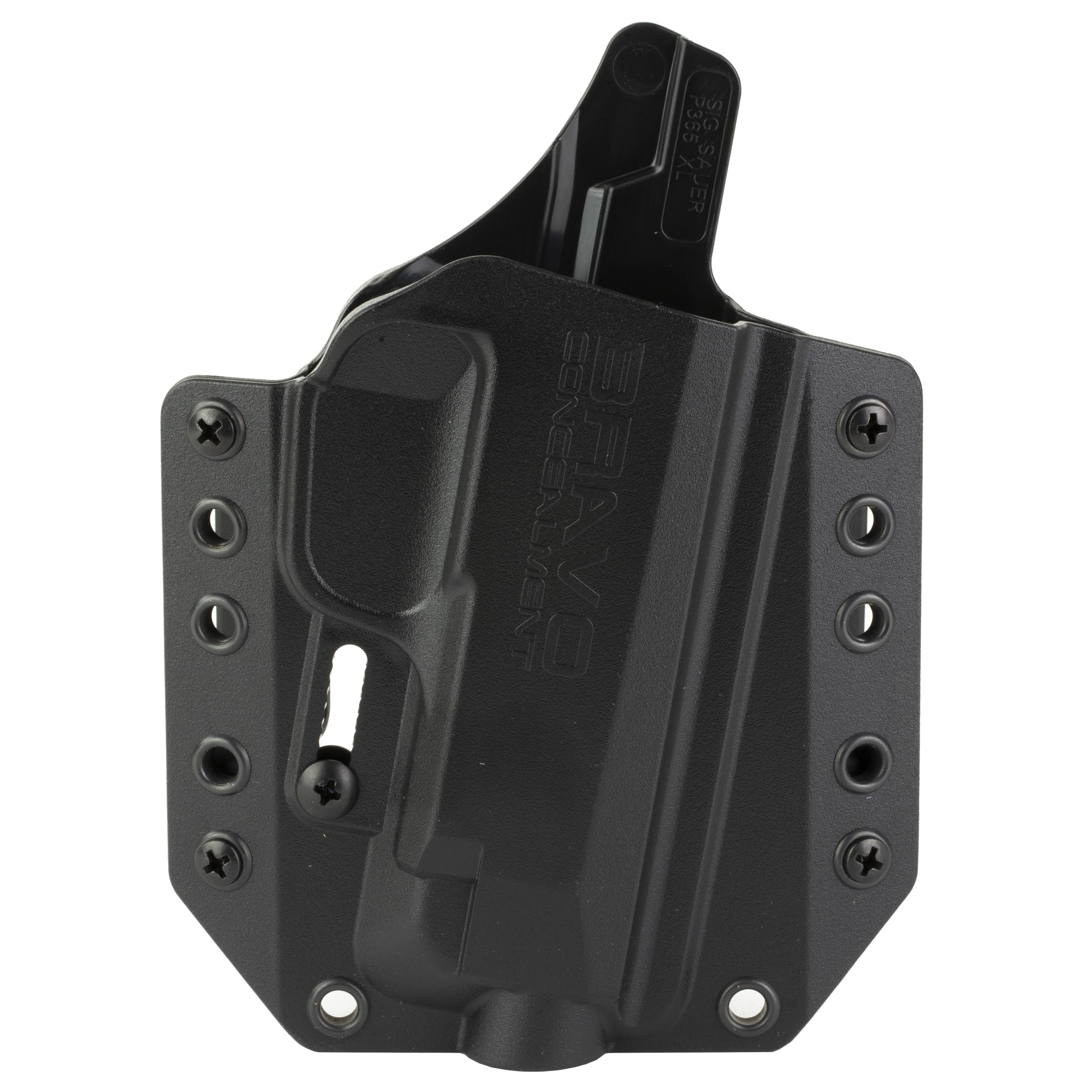 Bravo Concealment Sig P365XL BCA Right Hand Polymer Concealment Holster – Black