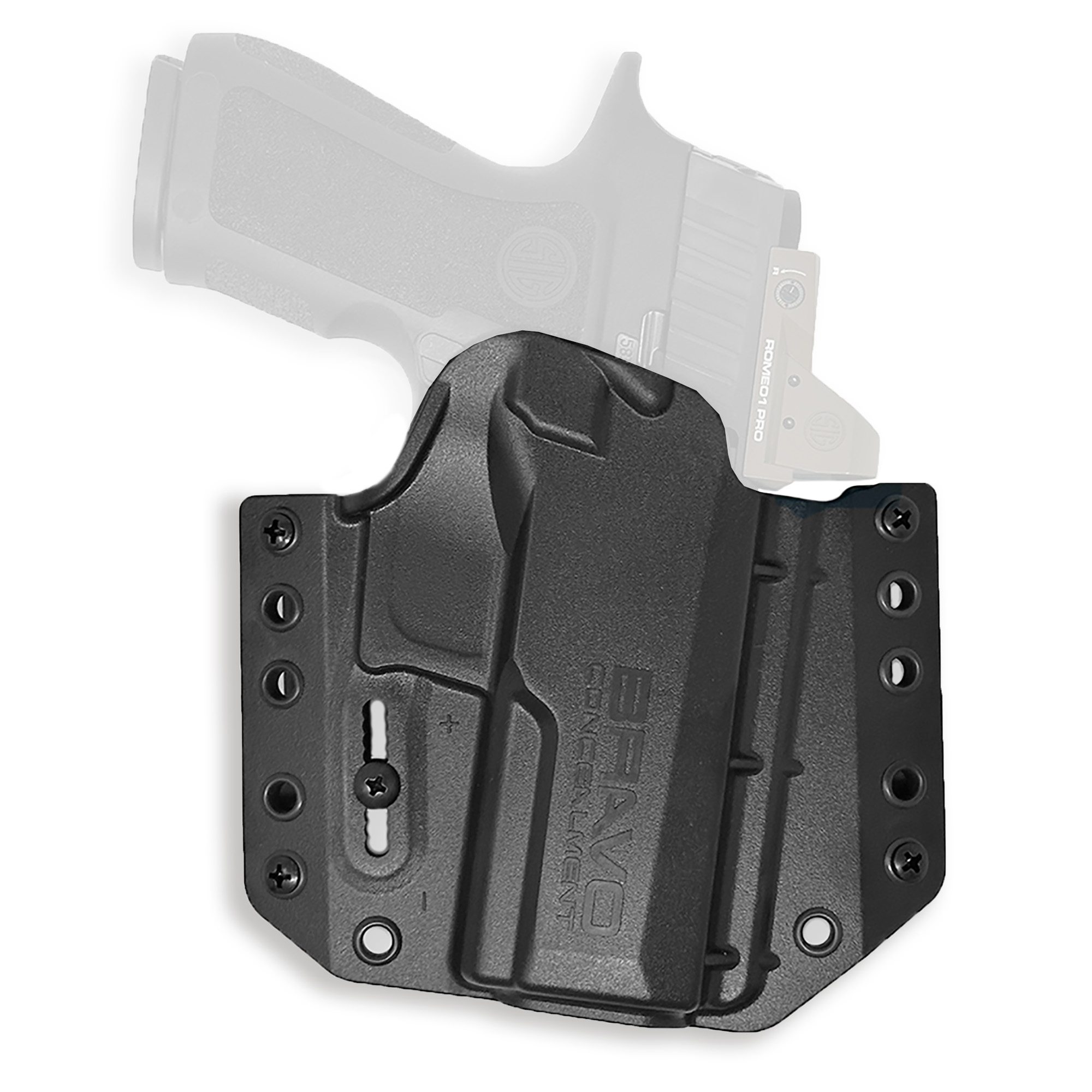 Bravo Concealment Sig P320 BCA Right Hand Polymer Concealment Holster – Black