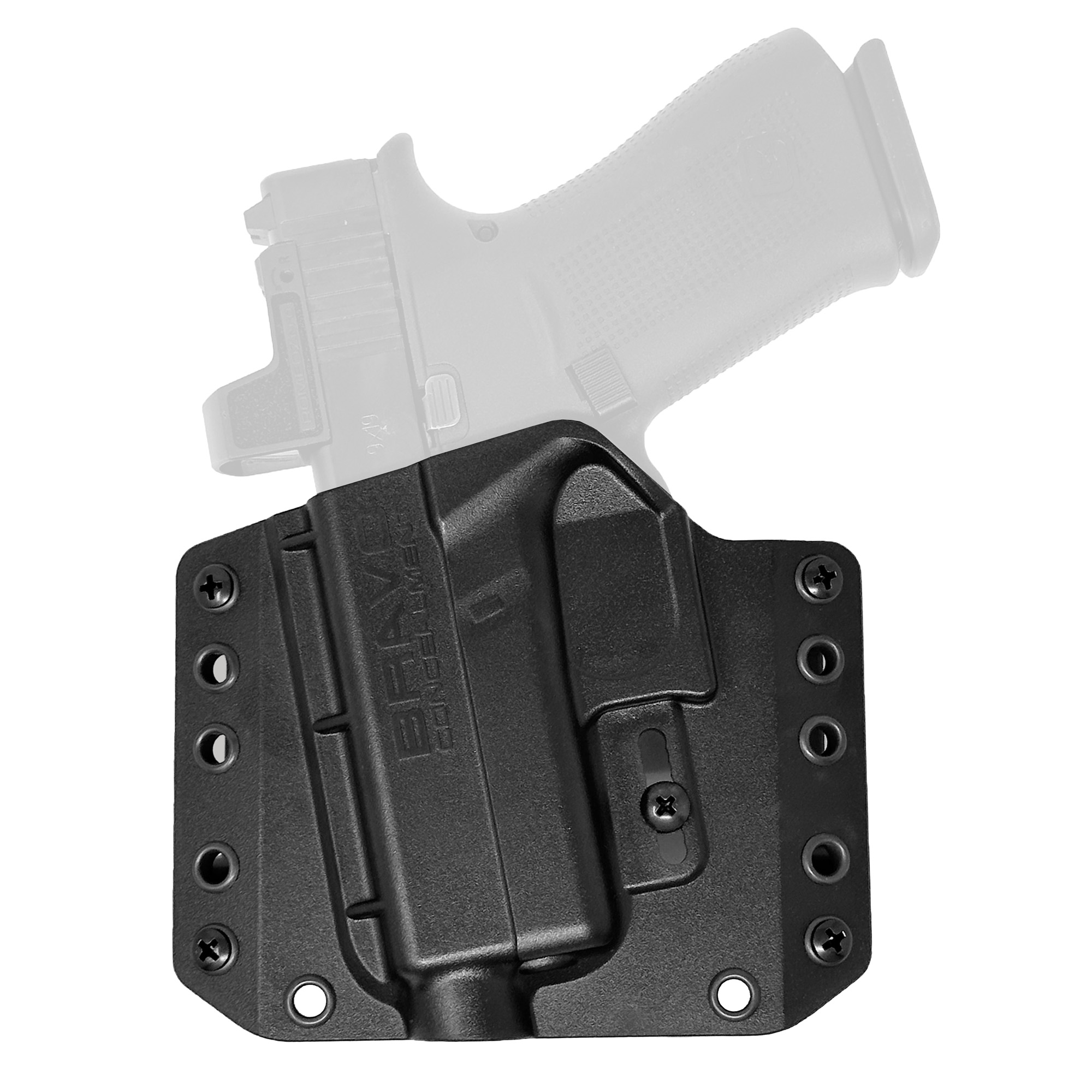 Bravo Concealment Glock 43/43X BCA Left Hand Polymer Holster – Black