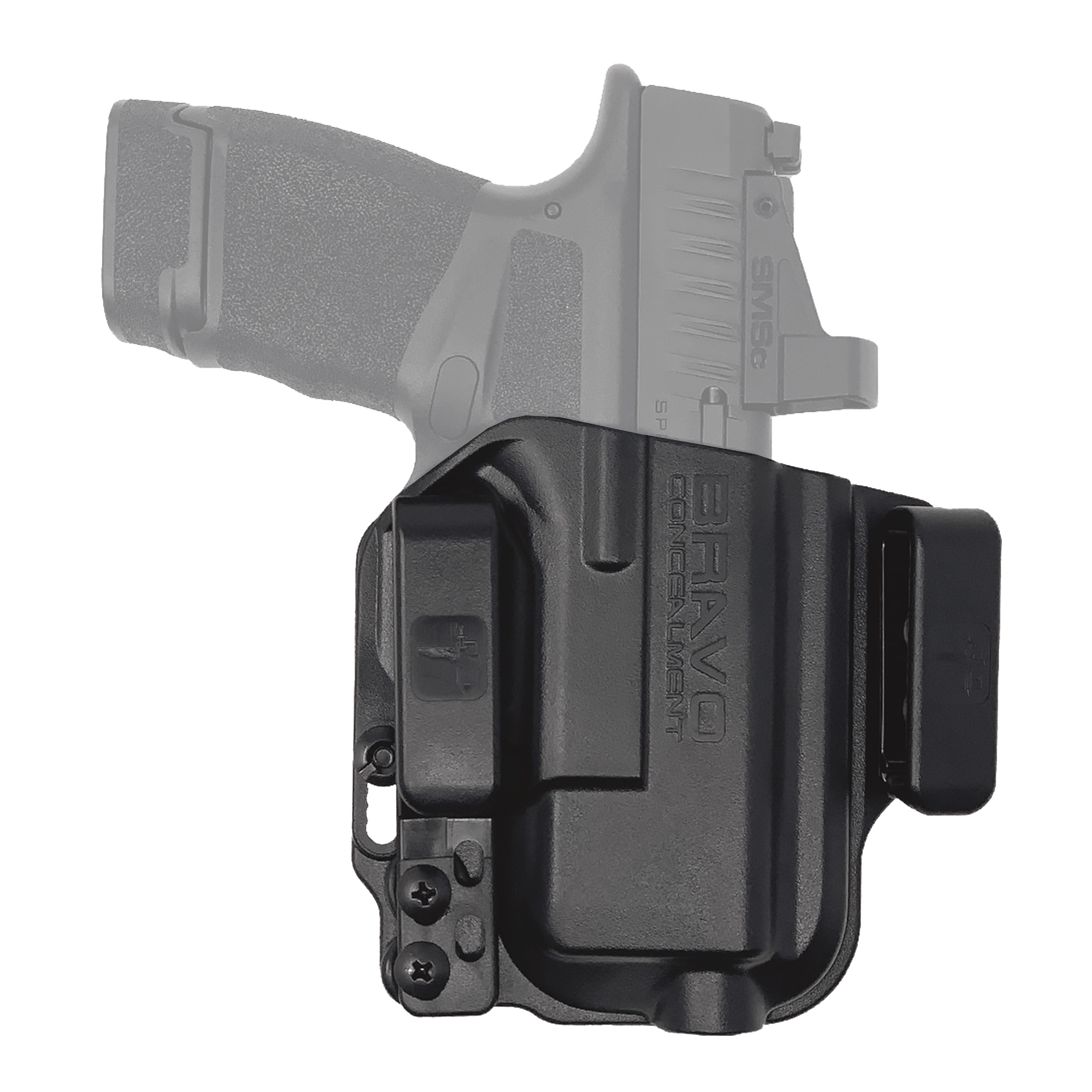 Bravo Concealment Springfield Hellcat Torsion Right Hand Polymer Concealment Holster – Black