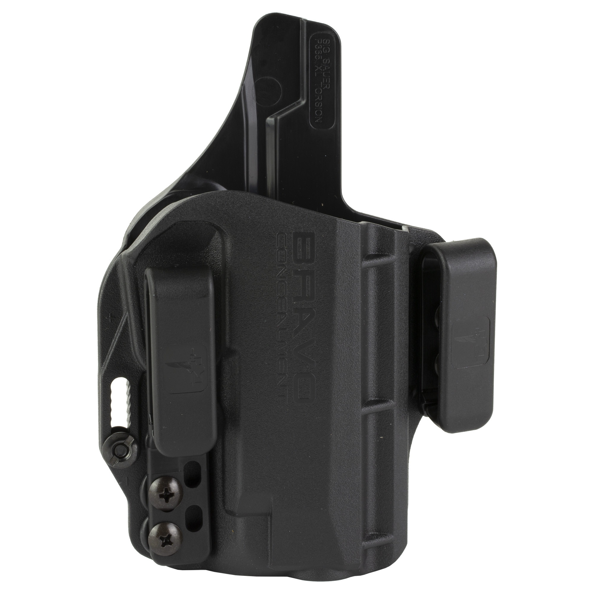 Bravo Concealment Sig P365XL Torsion Right Hand Polymer Concealment Holster – Black