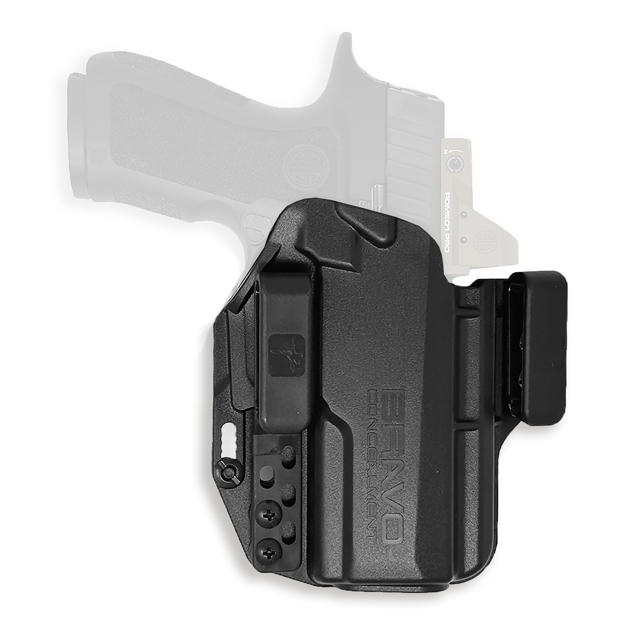 Bravo Concealment Sig P320 Torsion Right Hand Polymer Concealment Holster – Black