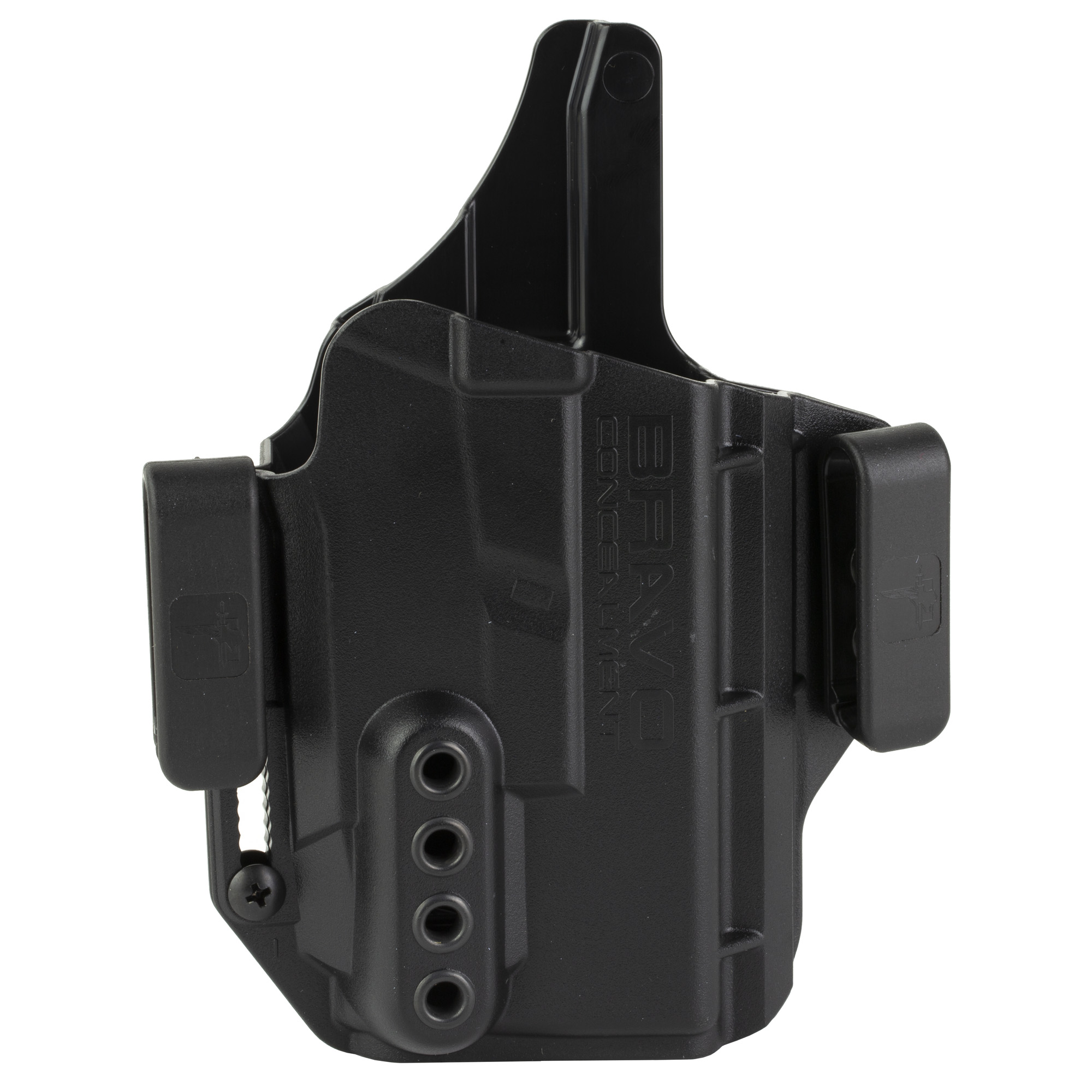 Bravo Concealment Glock 19 Torsion Light Bearing Right Hand Polymer Concealment Holster – Black