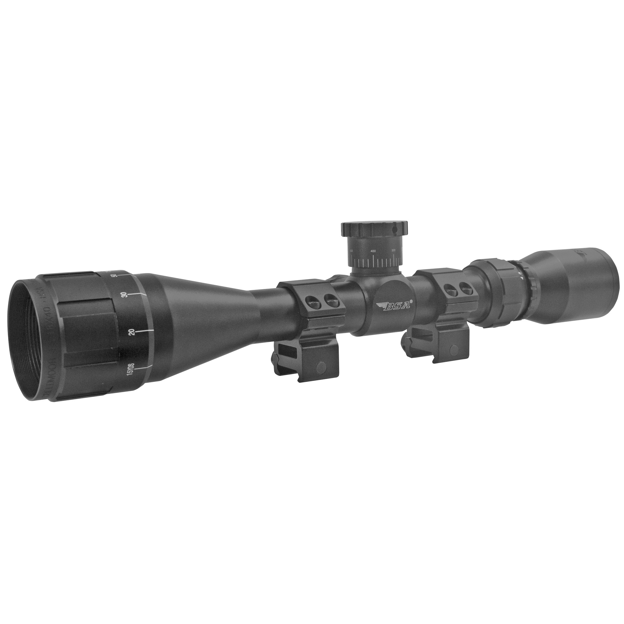 BSA Optics Sweet 22 30/30 3-9X Rimfire Scope 1″ – Black