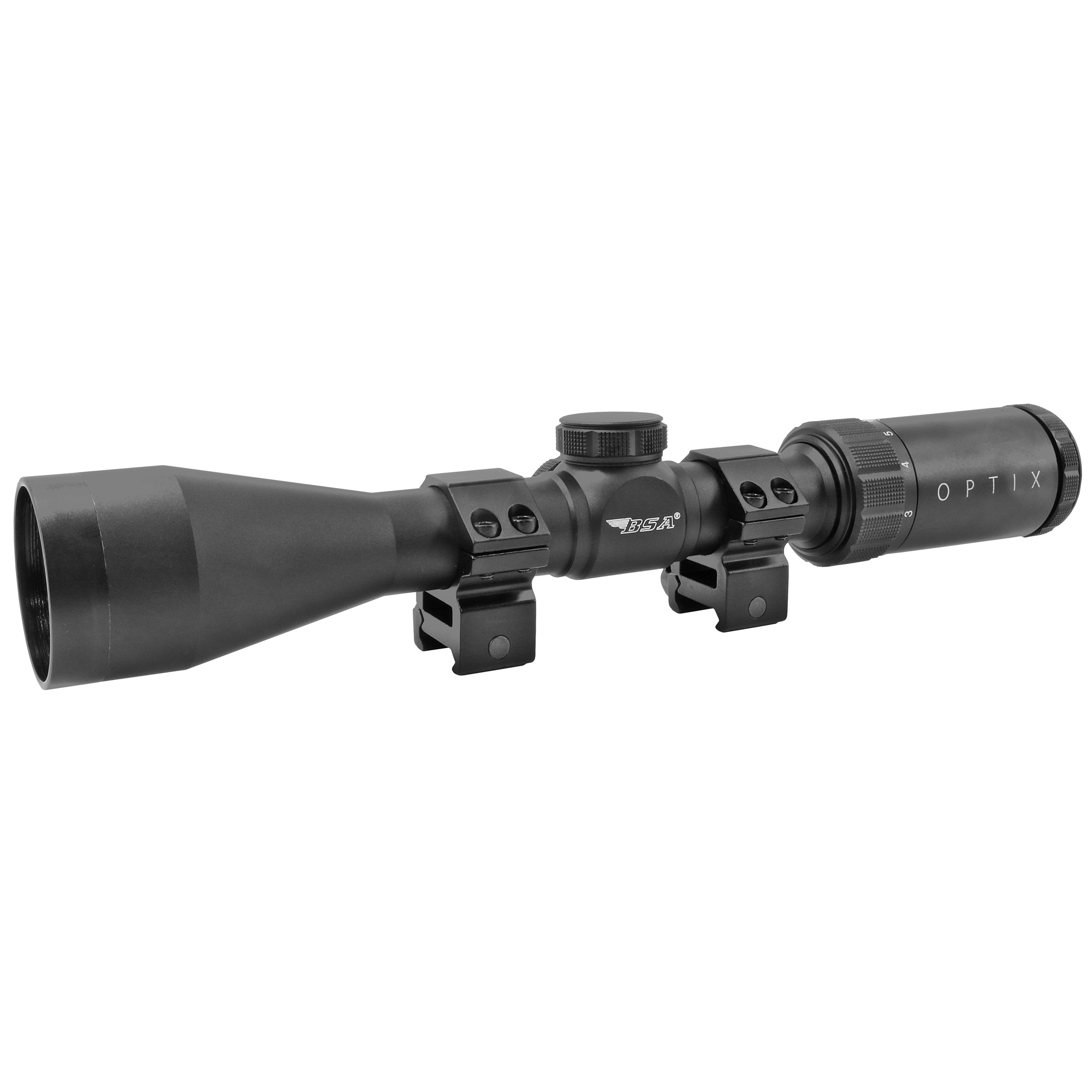 BSA Optics Optix BDC 3-9X Rifle Scope 1″ – Black