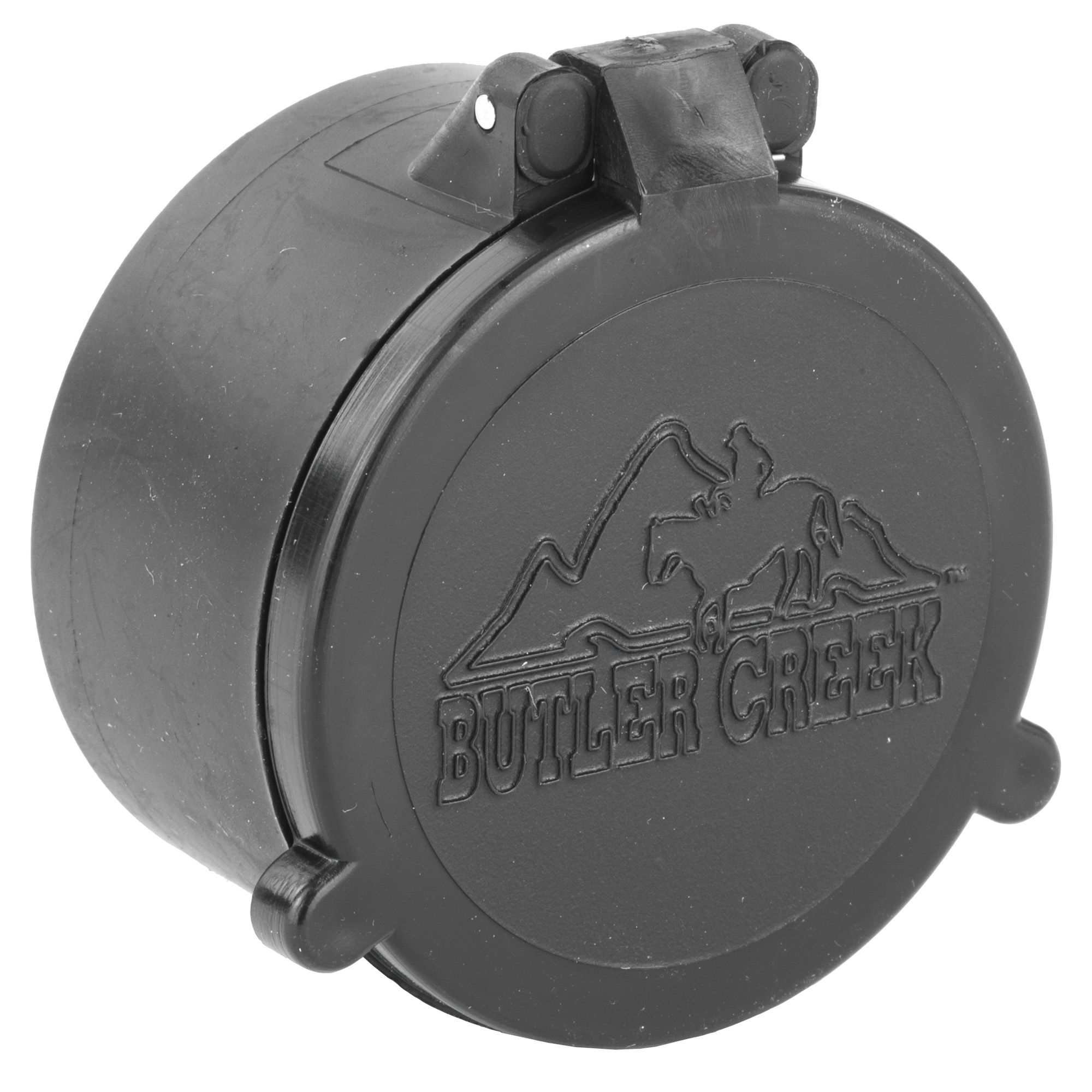 Butler Creek Objective Flip-Open Scope Cover 1.8″ – Black