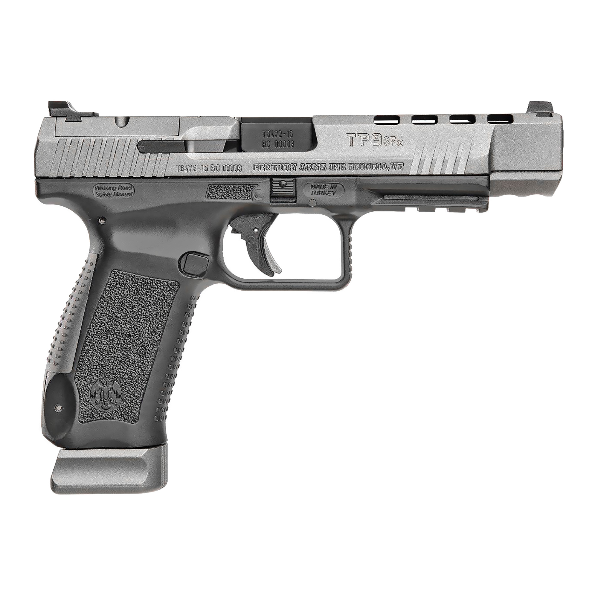 Canik TP9SFx Striker Fired 5.2″ 9mm 20rd Warren Tactical – Black, Tungsten