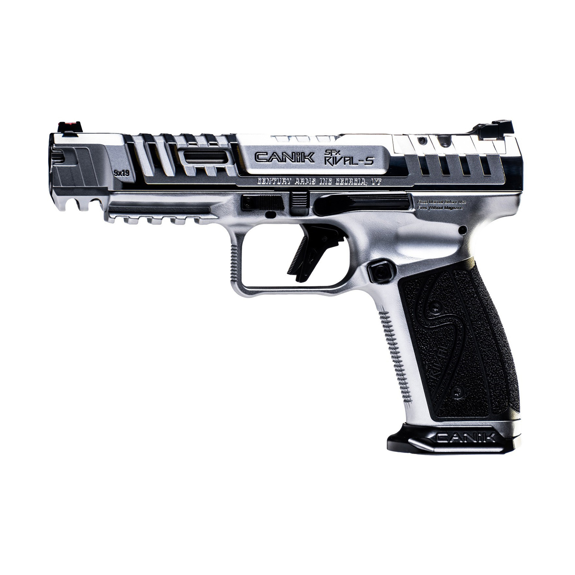 Canik SFX Rival-S Striker Fired 5″ 9mm 18rd – Silver