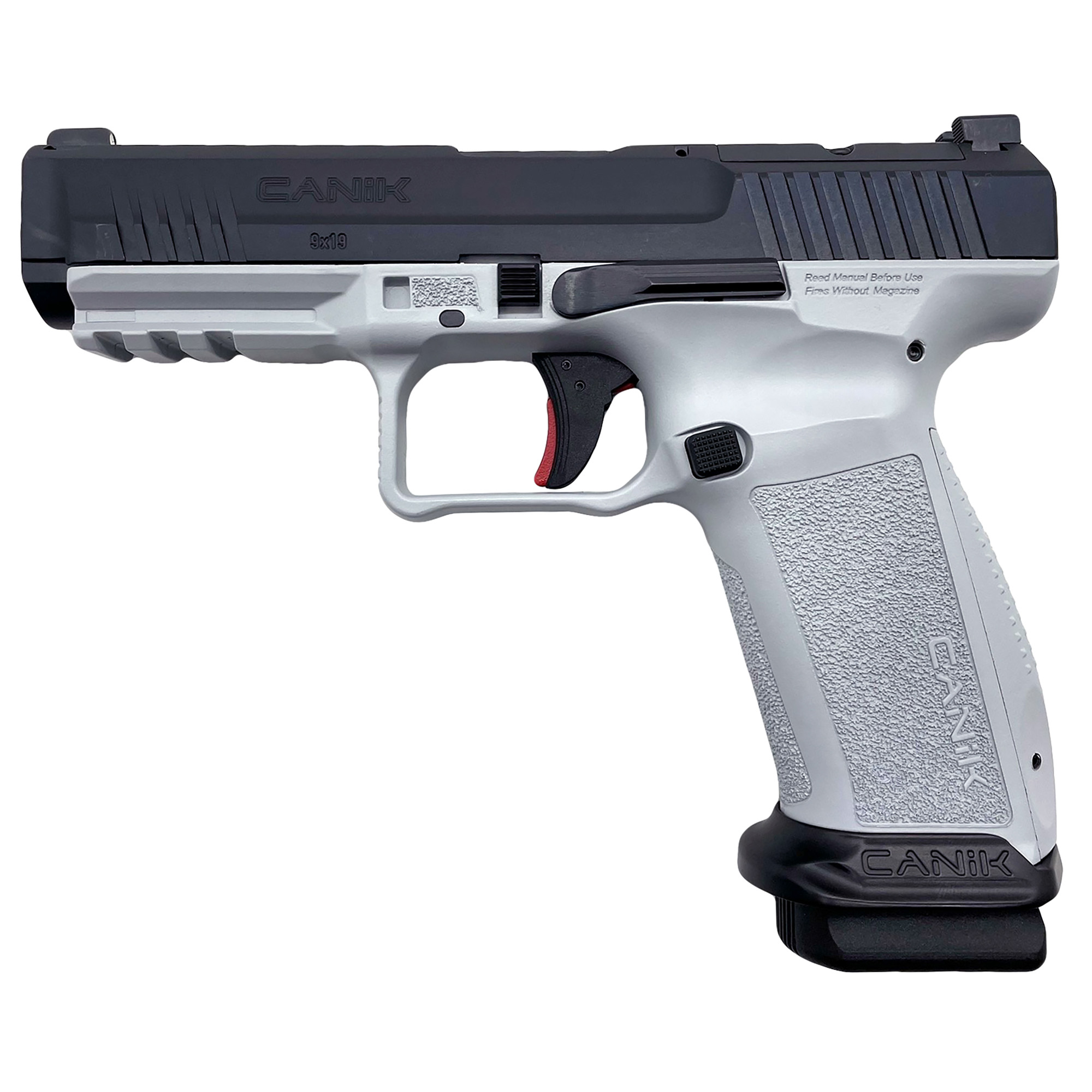 Canik TP9 METE SFT Striker Fired 4.47″ 9mm 20rd 3 Dot – Black, White