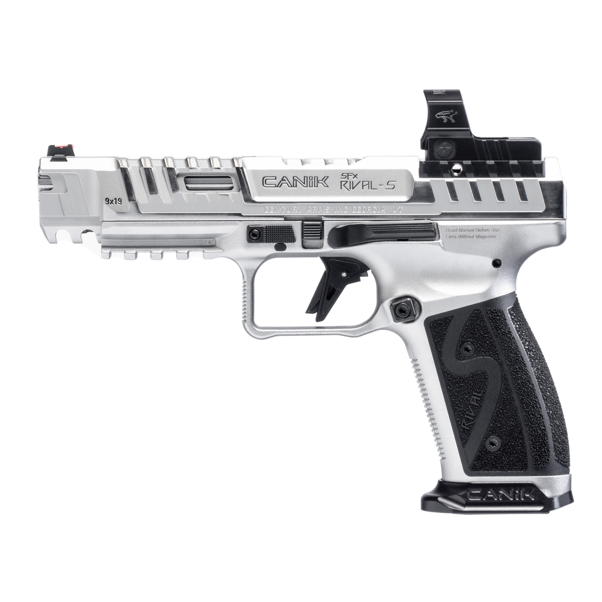 Canik SFX Rival-S Striker Fired 5″ 9mm 18rd – Silver