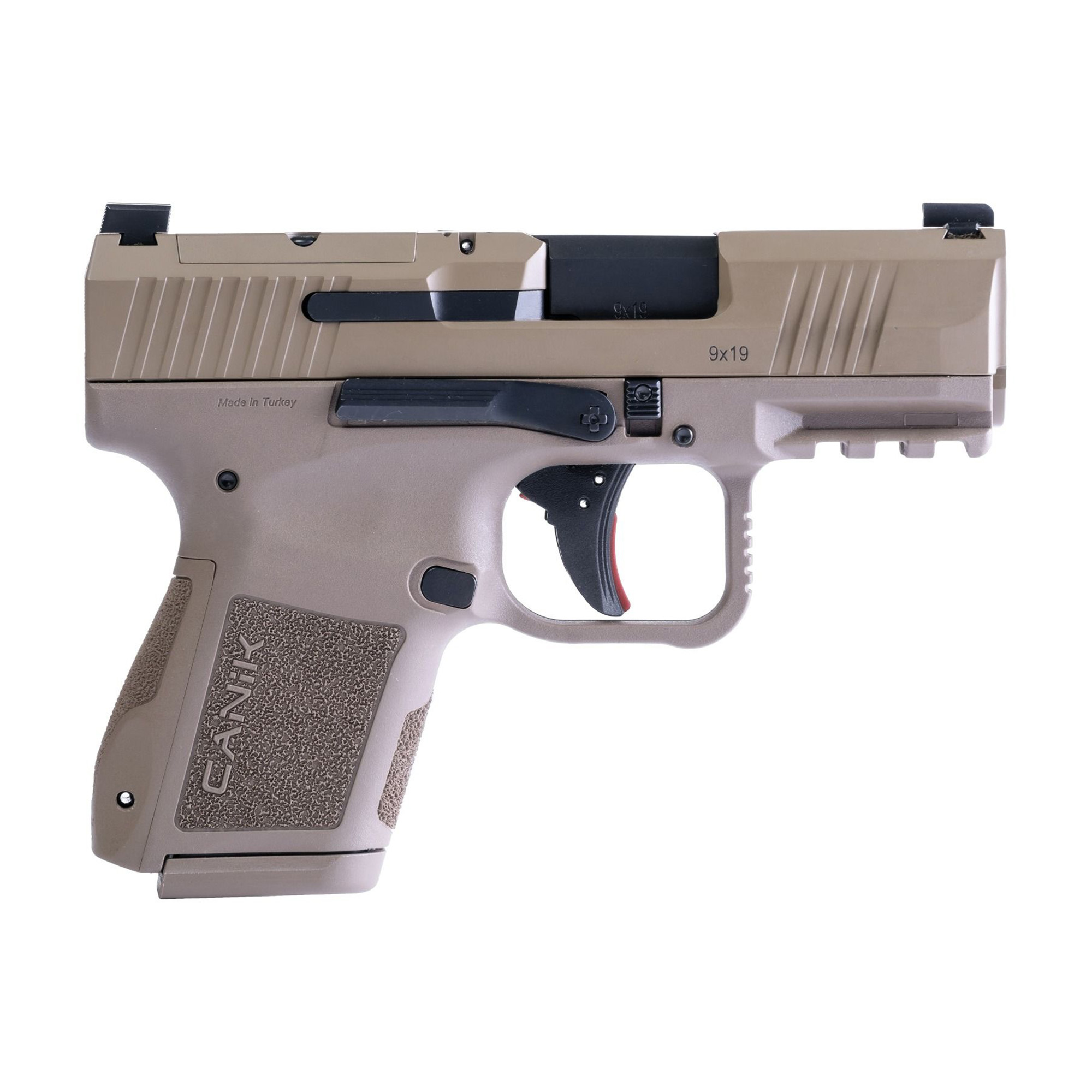 Canik METE MC9 Striker Fired 3.18″ 9mm 15rd 3 Dot – Flat Dark Earth