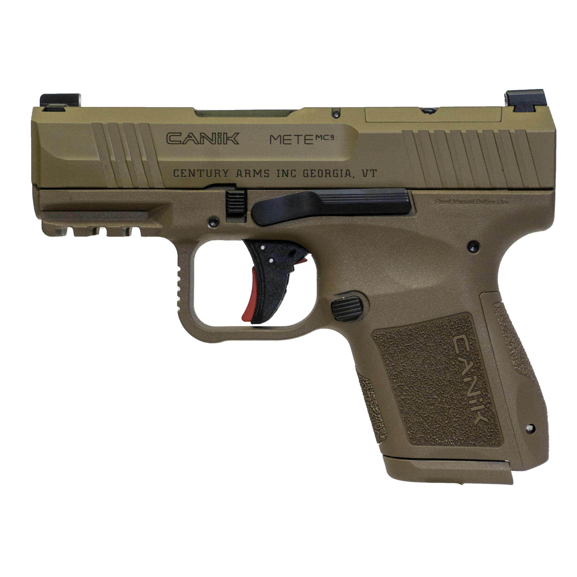 Canik METE MC9 Striker Fired 3.18″ 9mm 10rd 3 Dot – Flat Dark Earth