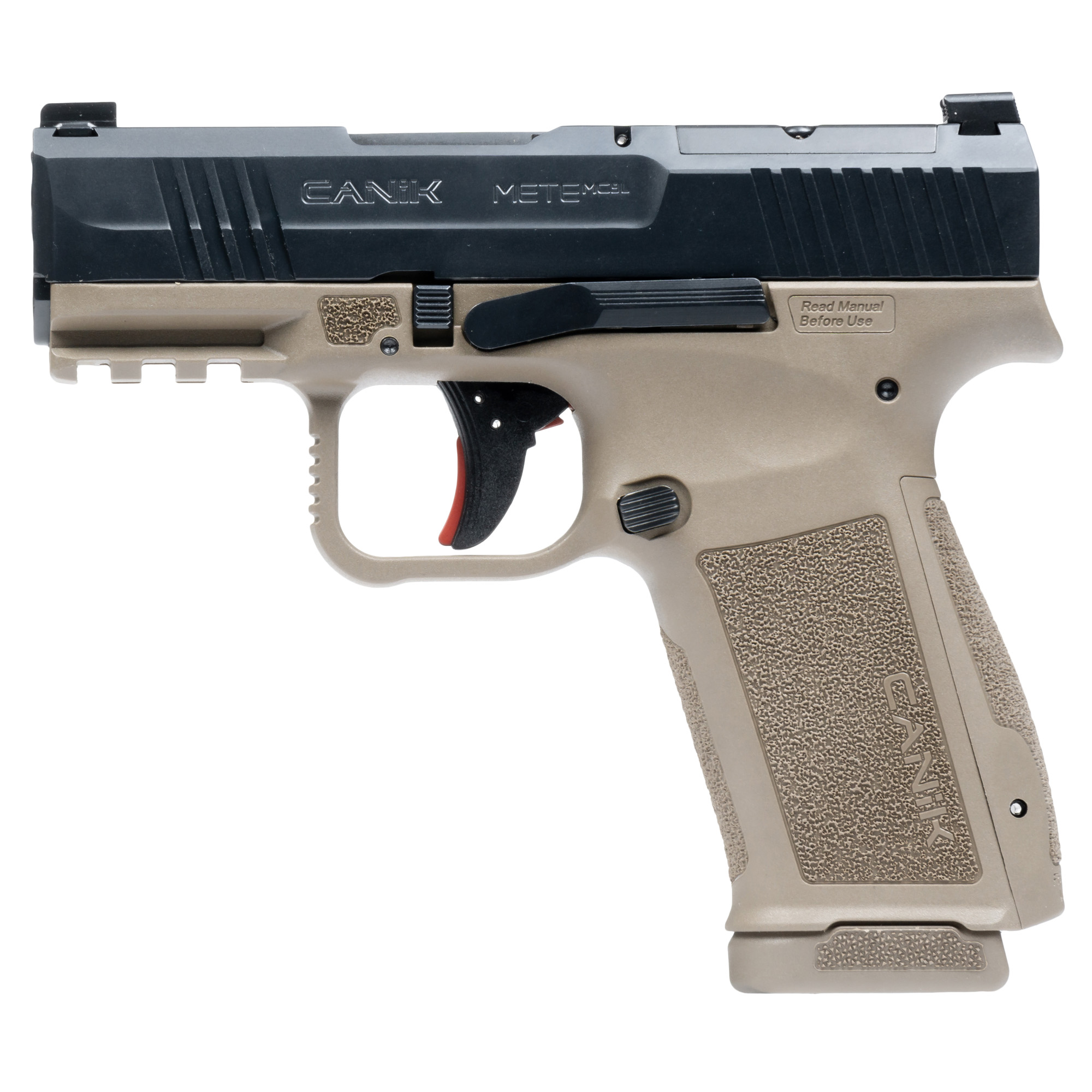 Canik METE MC9L Striker Fired 3.18″ 9mm 17rd White Dot Sights – Black, Flat Dark Earth