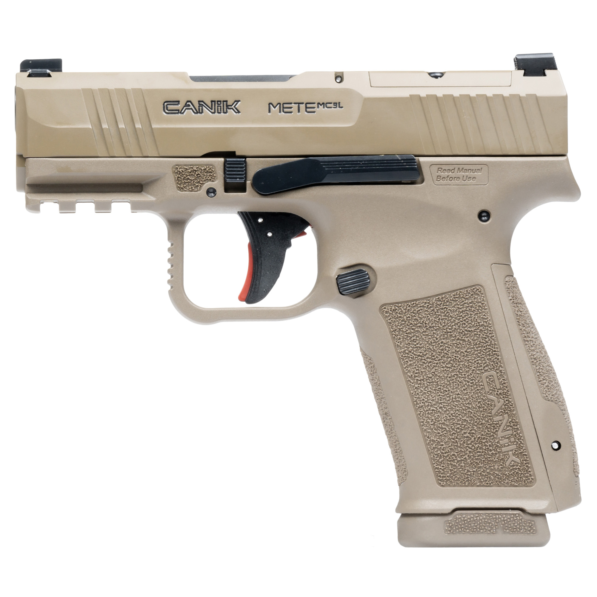 Canik METE MC9L Striker Fired 3.18″ 9mm 17rd White Dot Sights – Flat Dark Earth