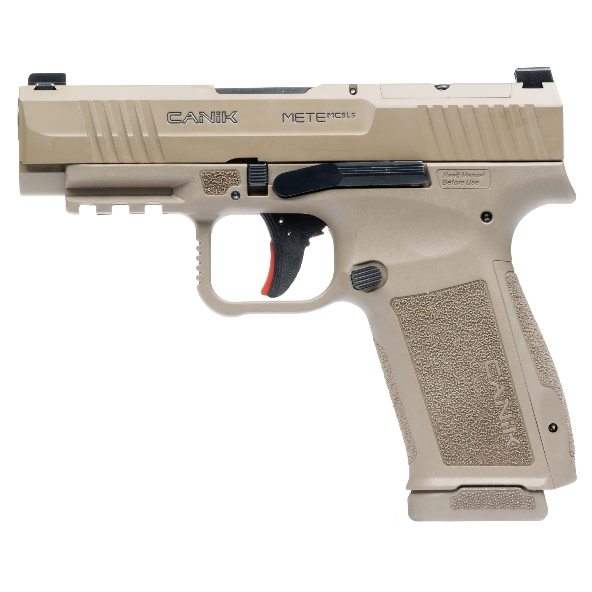 Canik METE MC9LS Striker Fired 3.64″ 9mm 17rd White Dot Sights – Flat Dark Earth