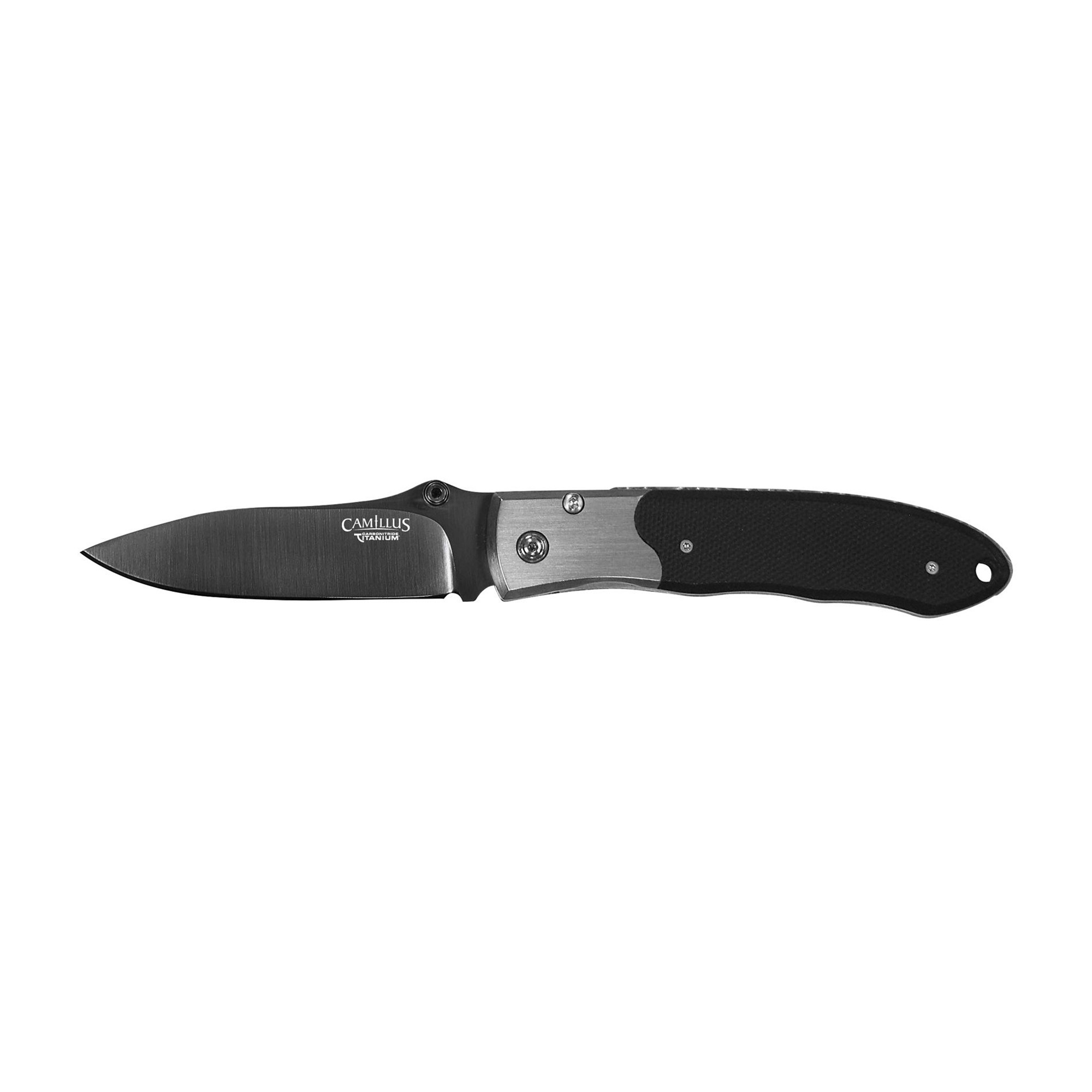 Camillus Pristine G10 VG-10 Folding Knife 3″ – Black, Silver