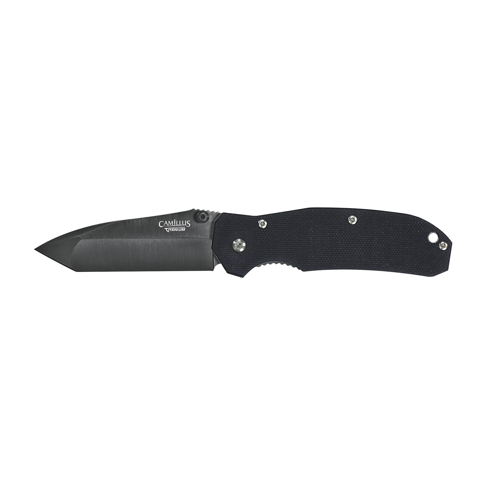 Camillus Tanto 2 G10 VG-10 Folding Knife 2.85″ – Black