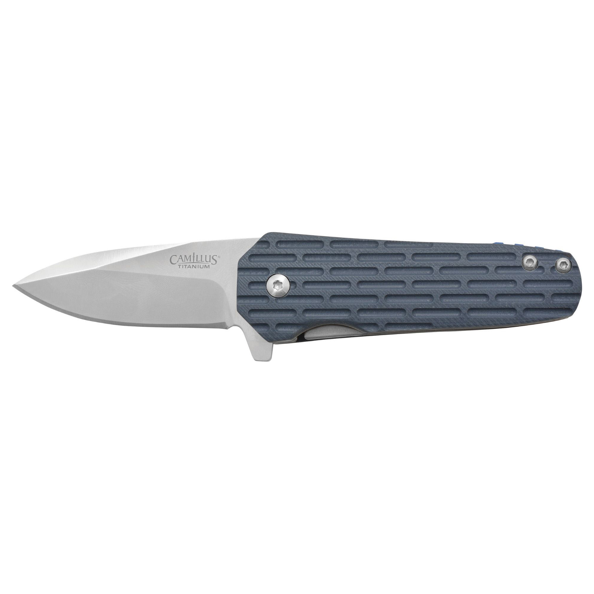 Camillus Wedge Fiberglass Reinforced Nylon 420 Stainless Steel Folding Knife 2.25″ – Silver