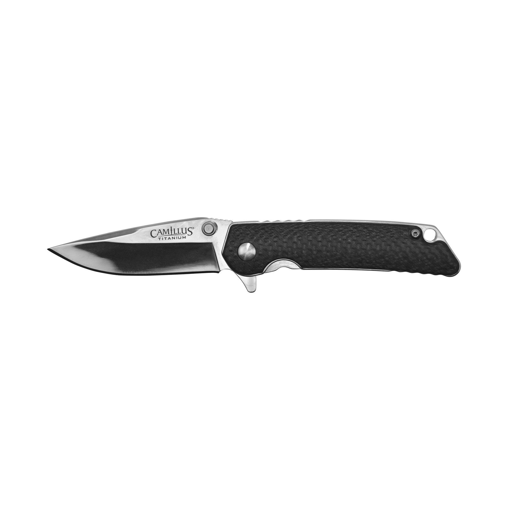 Camillus TRC Carbon Fiber VG-10 Folding Knife 3.75″ – Black, Silver