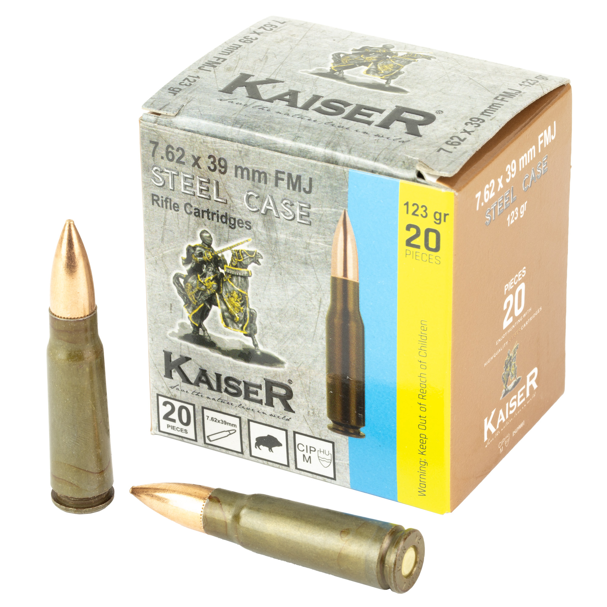 Century Arms Kaiser 7.62×39 123gr Full Metal Jacket – 20rd