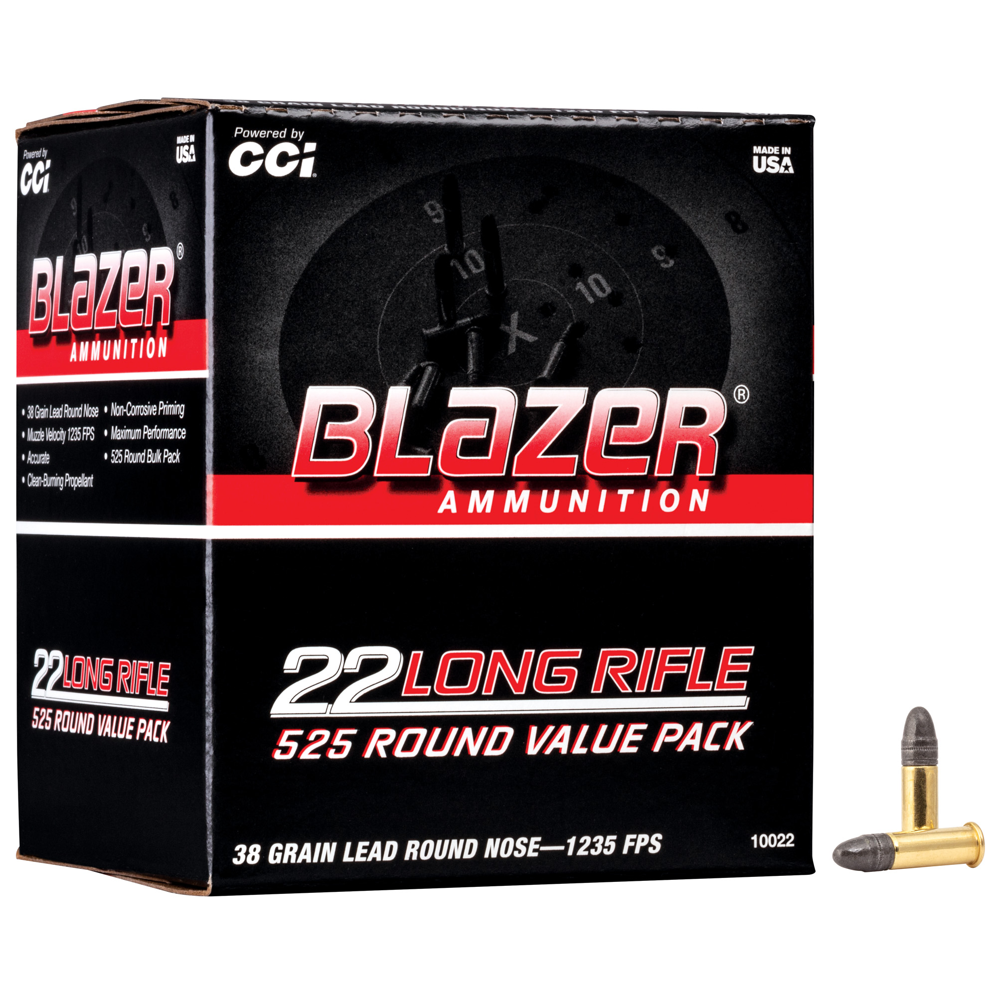 Blazer 22 LR 38gr Lead Round Nose – 525rd