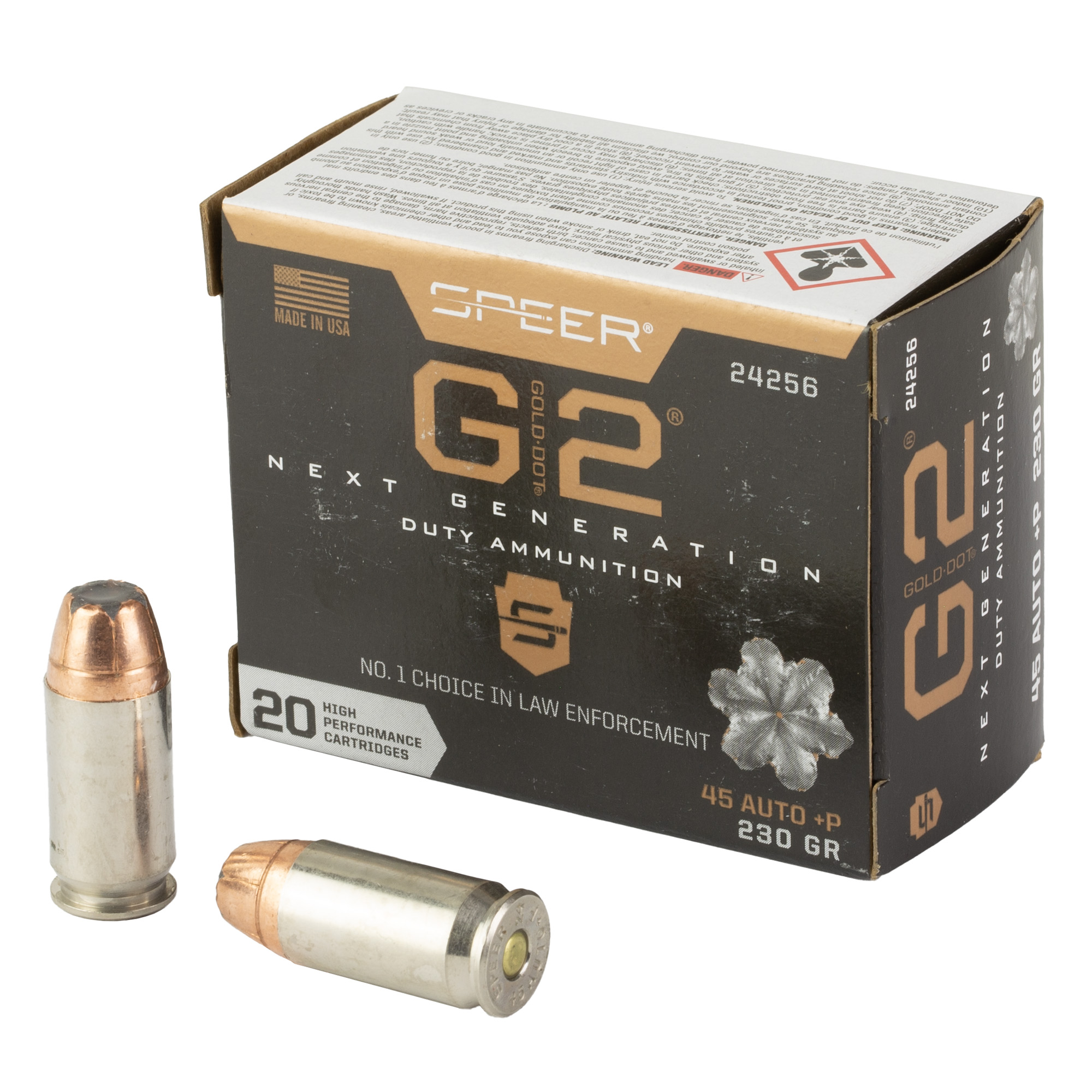 Speer Gold Dot G2 45 ACP 230gr Hollow Point – 20rd