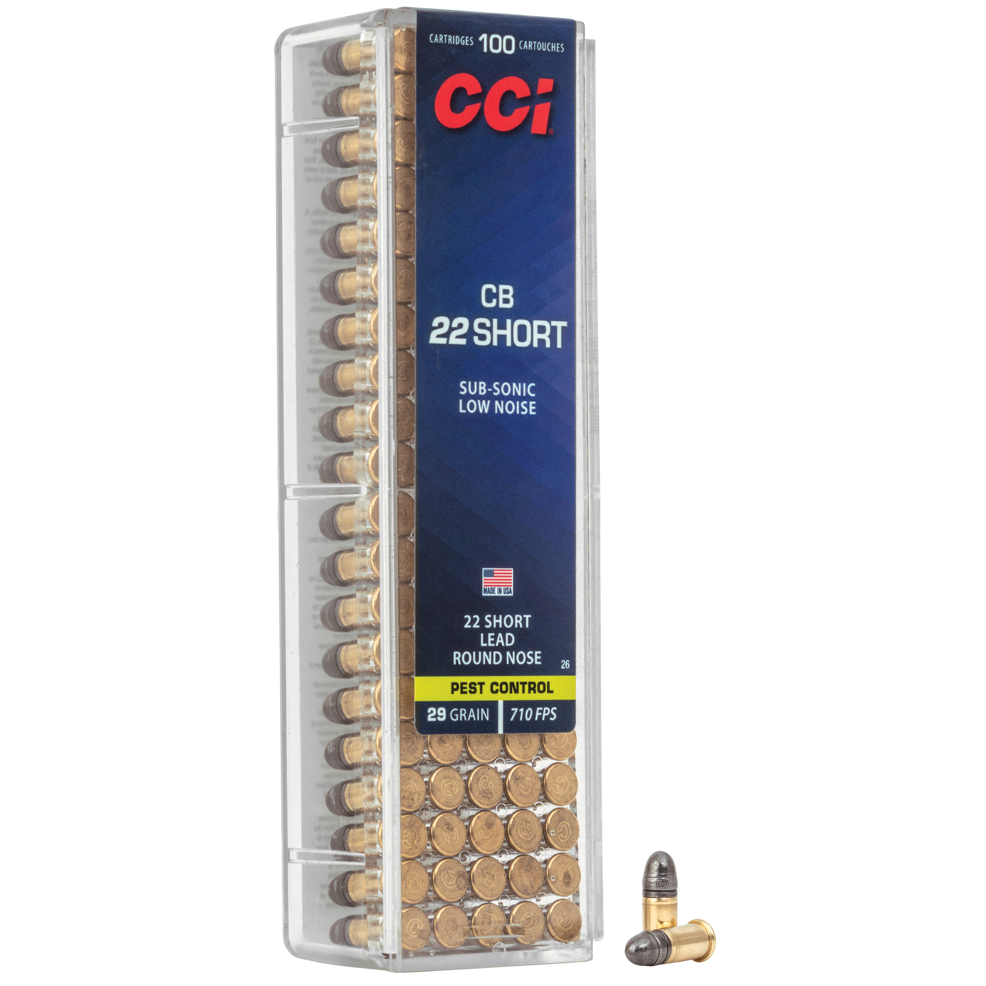 CCI Ammunition CB 22 Short 29gr Lead Round Nose – 100rd