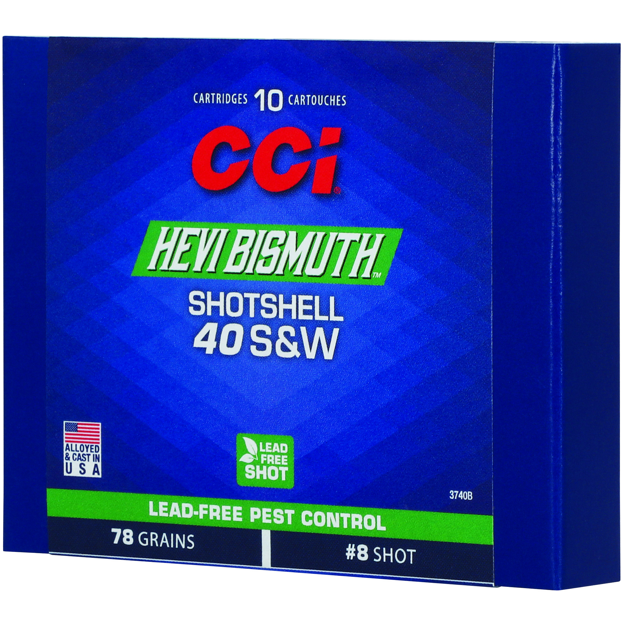 CCI Ammunition Hevi-Bismuth 40 S&W – 10rd