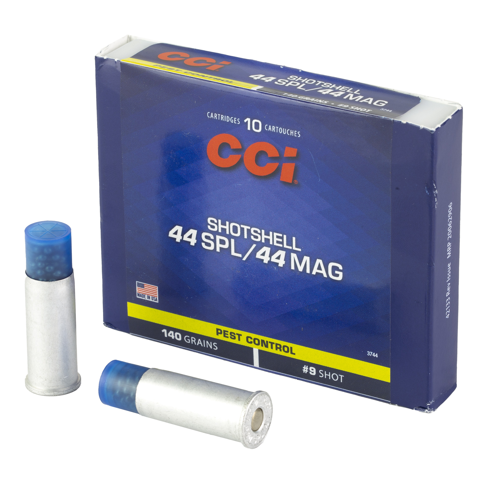 CCI Ammunition Shotshell 44 Magnum 44 Special #9 Shot Size 140gr – 10rd