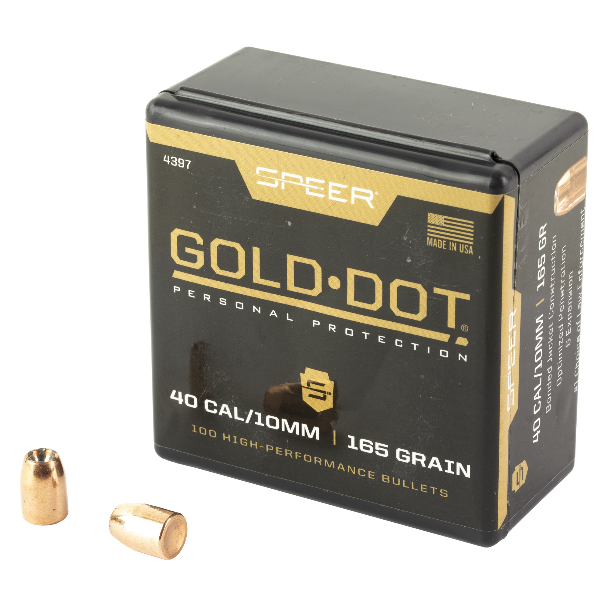 Speer Gold Dot 40 Caliber .400 165gr Hollow Point – 100