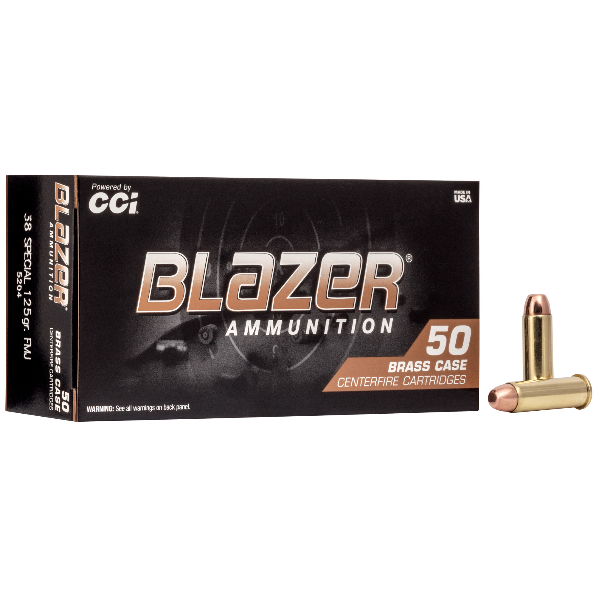 Blazer Brass 38 Special 125gr Full Metal Jacket – 50rd