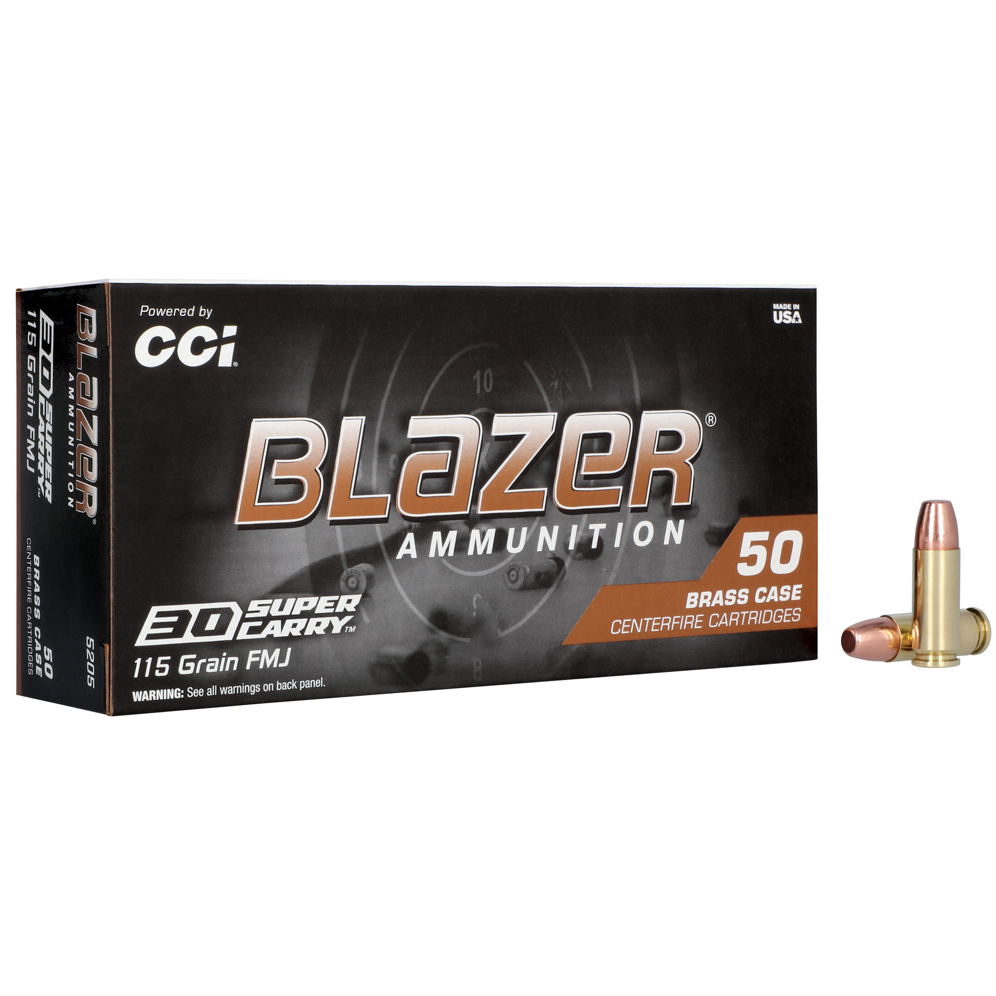 Blazer Brass 30 Super Carry 115gr Full Metal Jacket – 50rd