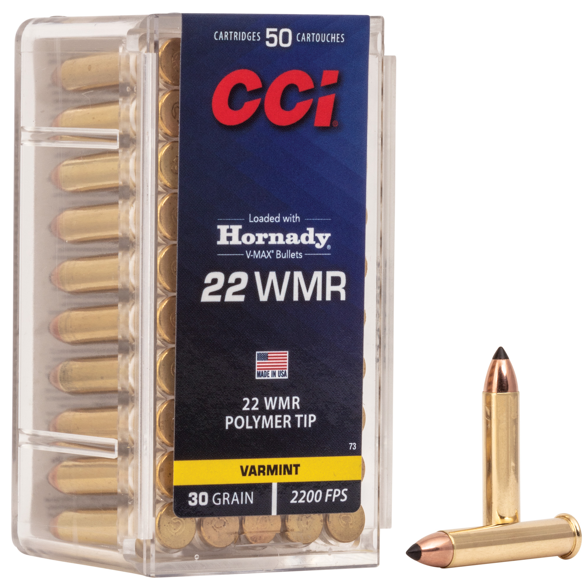 CCI Ammunition V-Max 22 WMR 30gr – 50rd